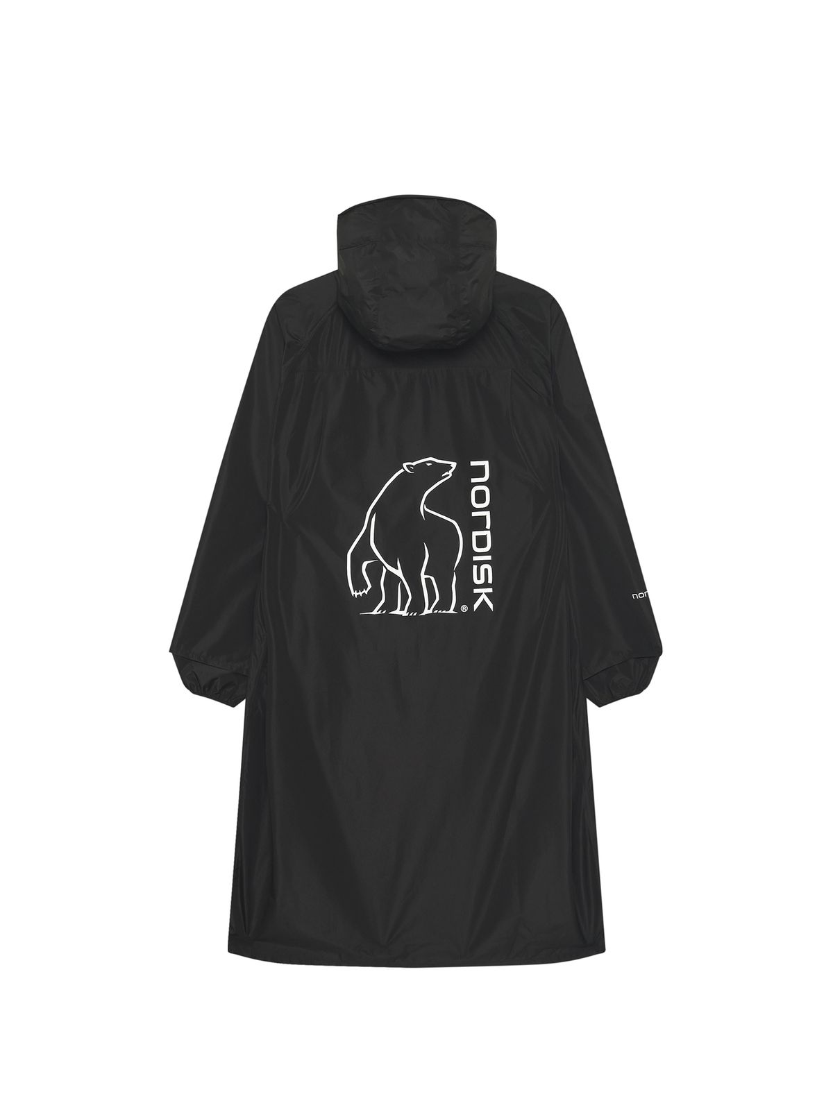 노르디스크(NORDISK) 빅로고 레인 코트_Charcoal