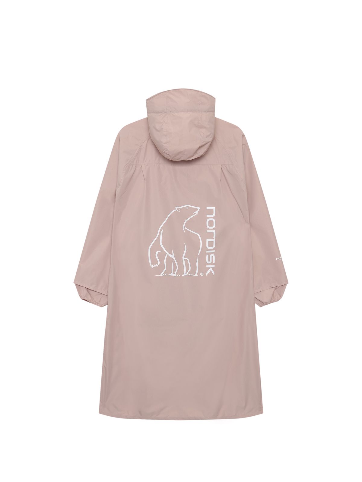노르디스크(NORDISK) 빅로고 레인 코트_SOFT CORAL