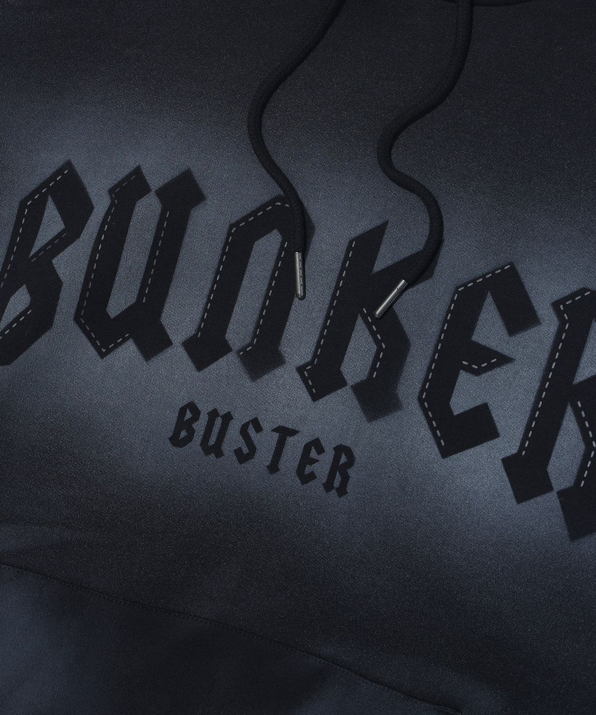 벙커버스터(BUNKERBUSTER) 더티 워싱 후디 MQ1TU060_BLACK