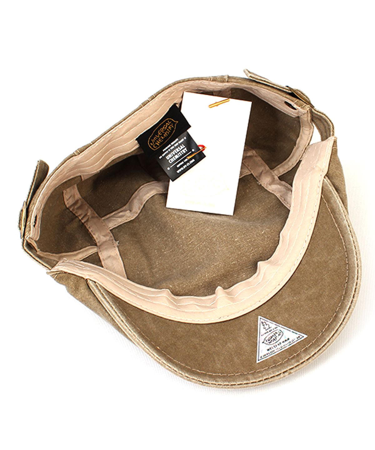 유니버셜 케미스트리(UNIVERSAL CHEMISTRY) Soft Washing Beige Huntingcap 헌팅캡