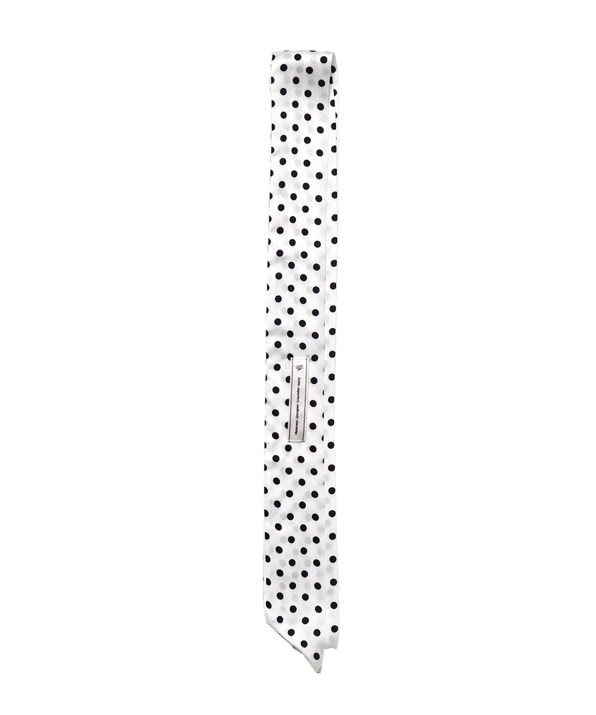하스(HAS) HML017 Polka Satin Skinny Scarf