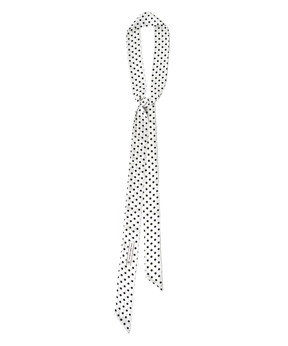 하스(HAS) HML017 Polka Satin Skinny Scarf