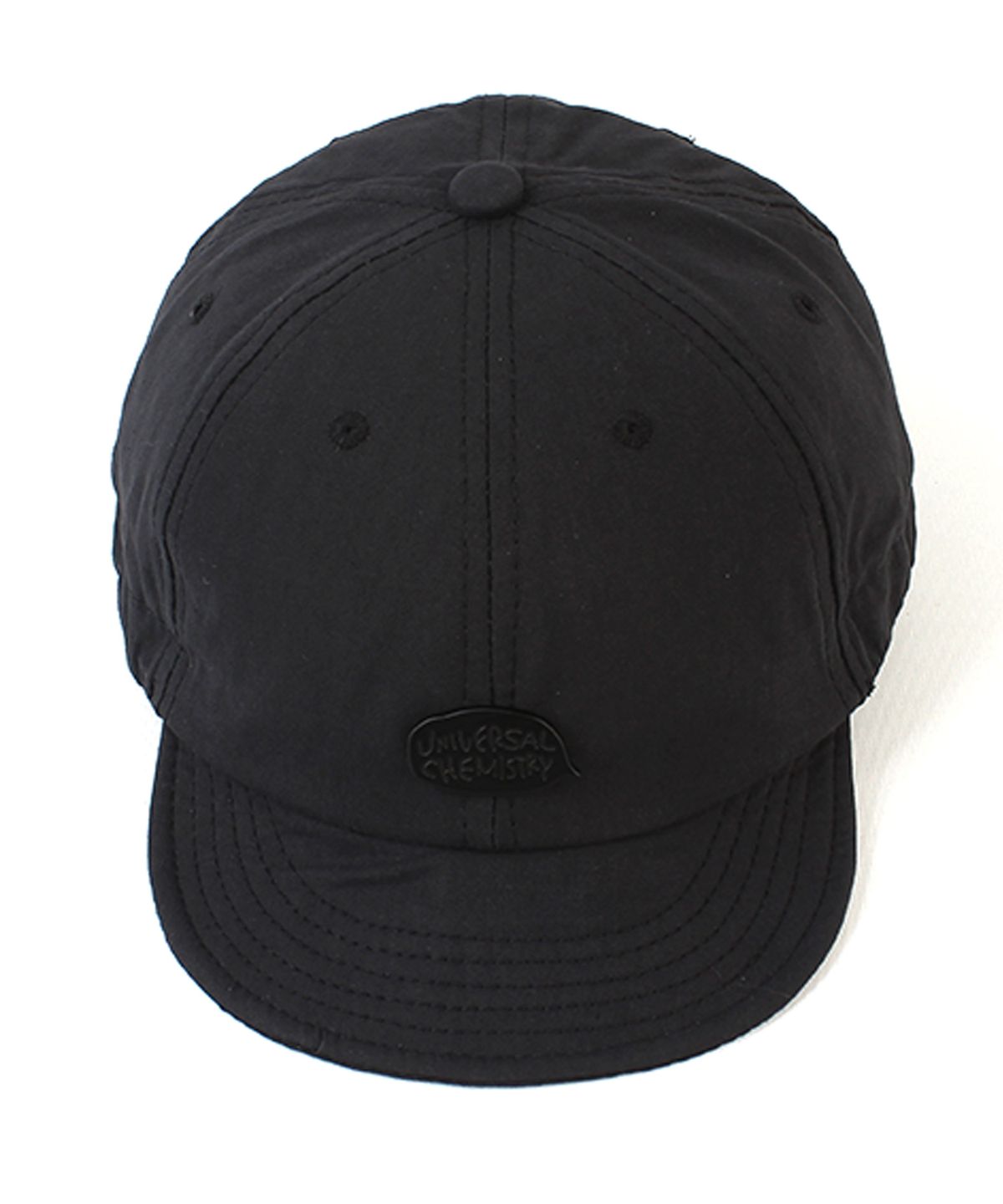 유니버셜 케미스트리(UNIVERSAL CHEMISTRY) Black Short Brim Bikecap 바이크캡