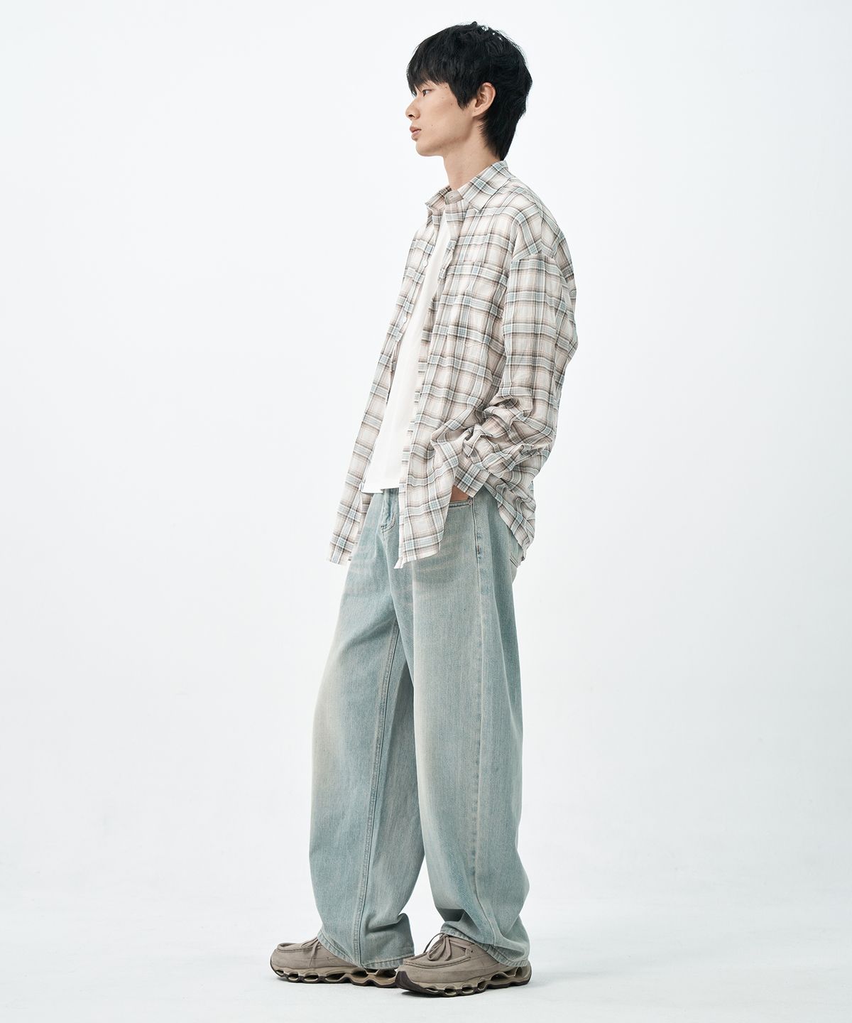와르(WAAR) M1088 체크 셔츠(3colors)