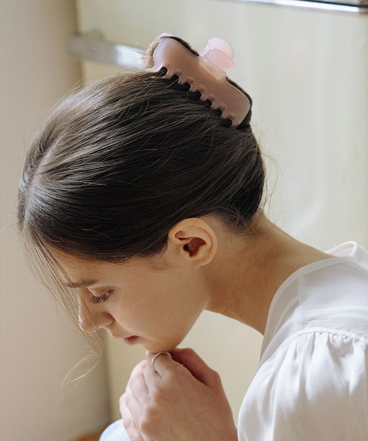 하스(HAS) HML007 Clear Curve Hairclip