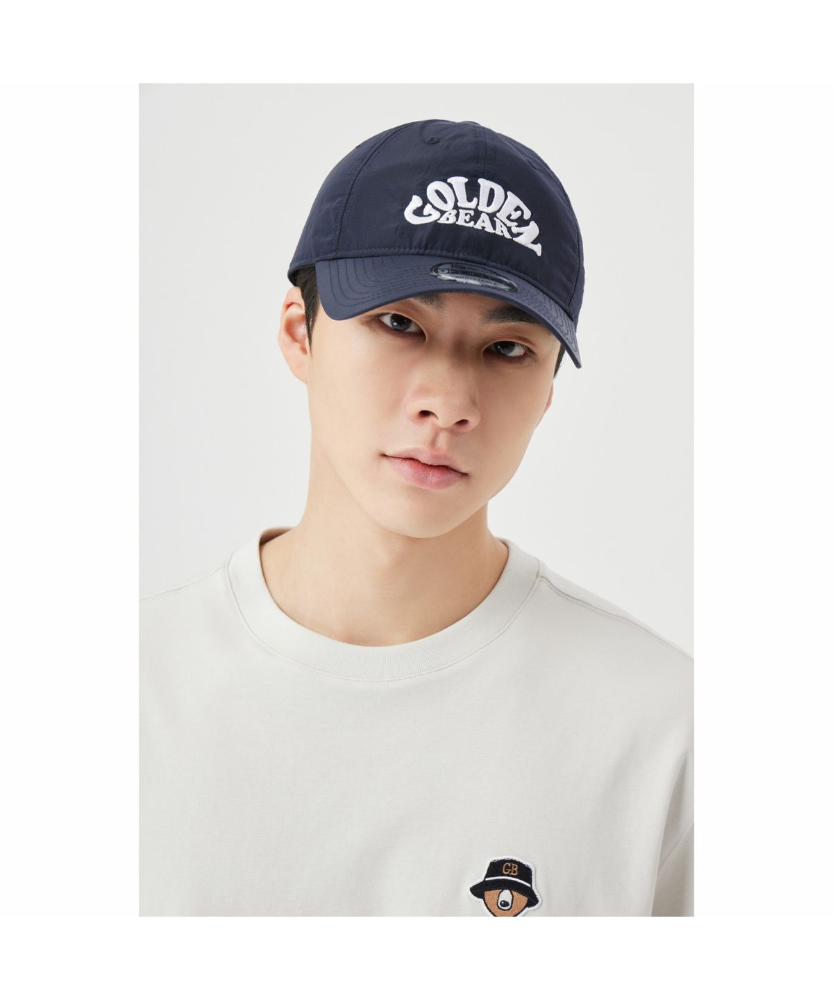 골든베어(GOLDEN BEAR) (GB X NEWERA) 940 Arch Logo Nylon Ball Cap   G6RAX26511NYX