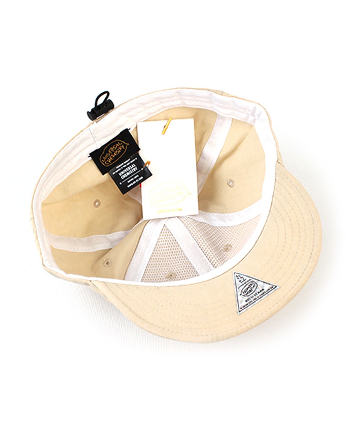 유니버셜 케미스트리(UNIVERSAL CHEMISTRY) Beige Short Brim Bikecap 바이크캡