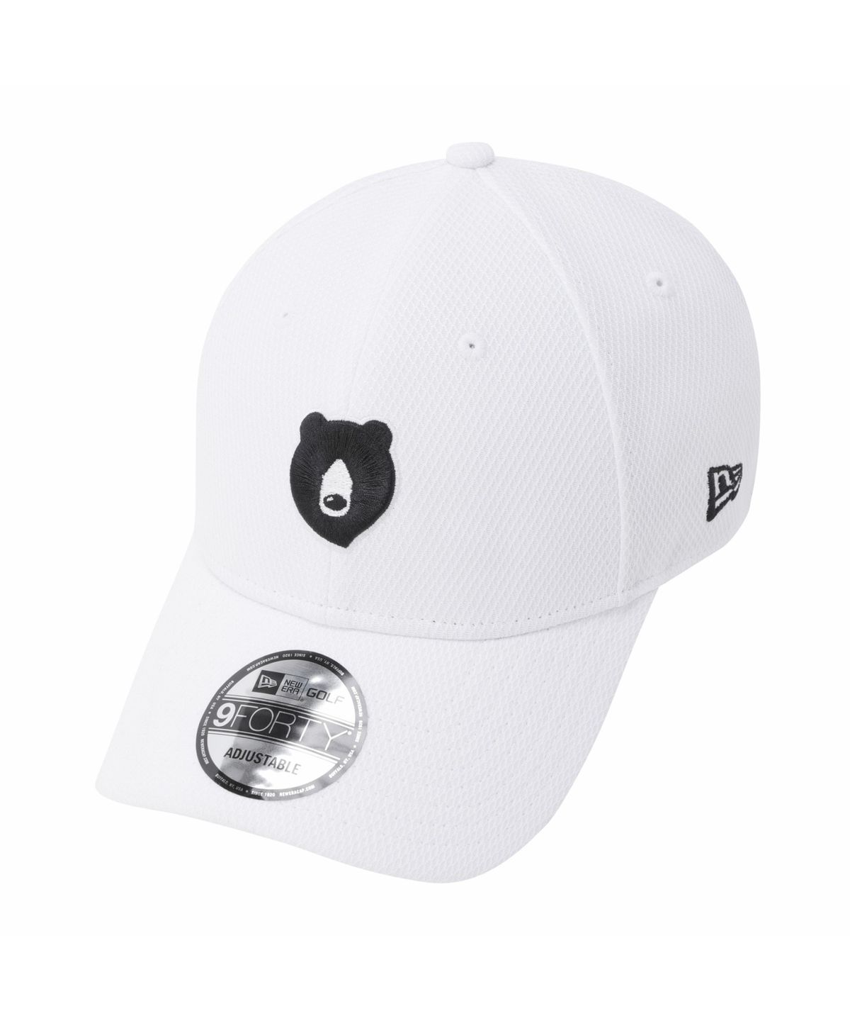 골든베어(GOLDEN BEAR) (GB X NEWERA) 940 Mesh Black Bear Ball Cap   G6RAX26521WHX