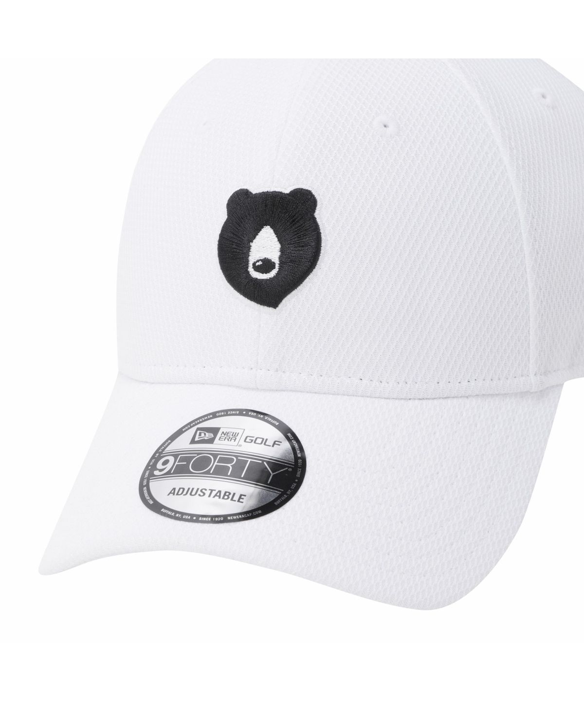 골든베어(GOLDEN BEAR) (GB X NEWERA) 940 Mesh Black Bear Ball Cap   G6RAX26521WHX