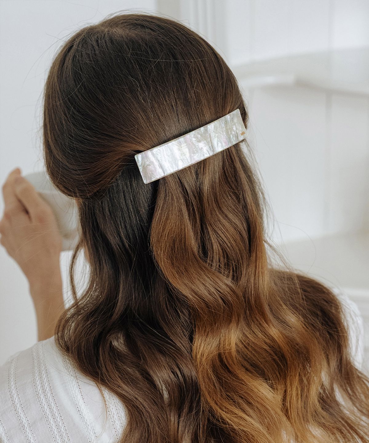 하스(HAS) HML005 Glossy Rect Hairpin