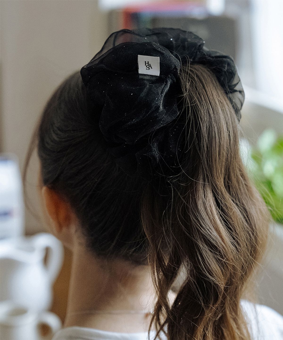 하스(HAS) HML003 Mini Glitter Scrunchie