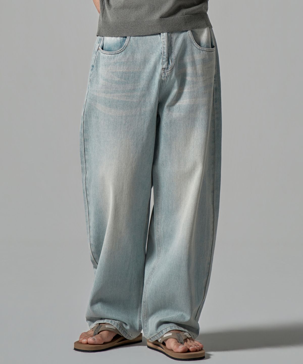 와르(WAAR) M280 린넨 라이크 데님 팬츠(3colors)