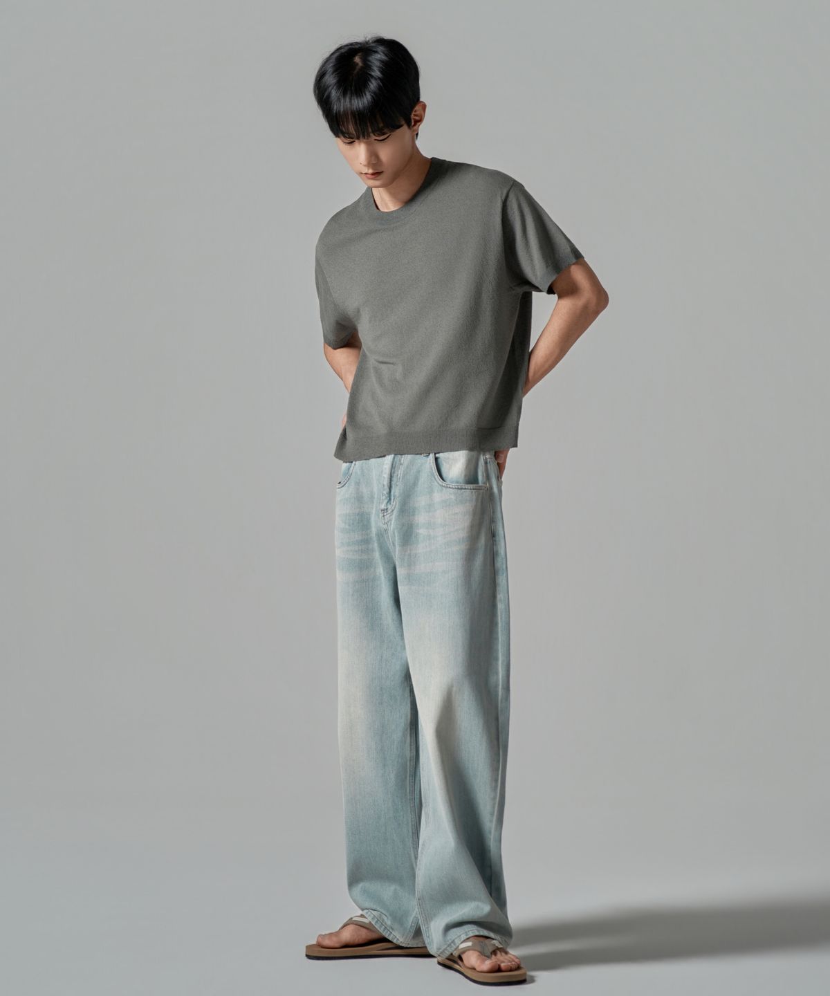 와르(WAAR) M280 린넨 라이크 데님 팬츠(3colors)