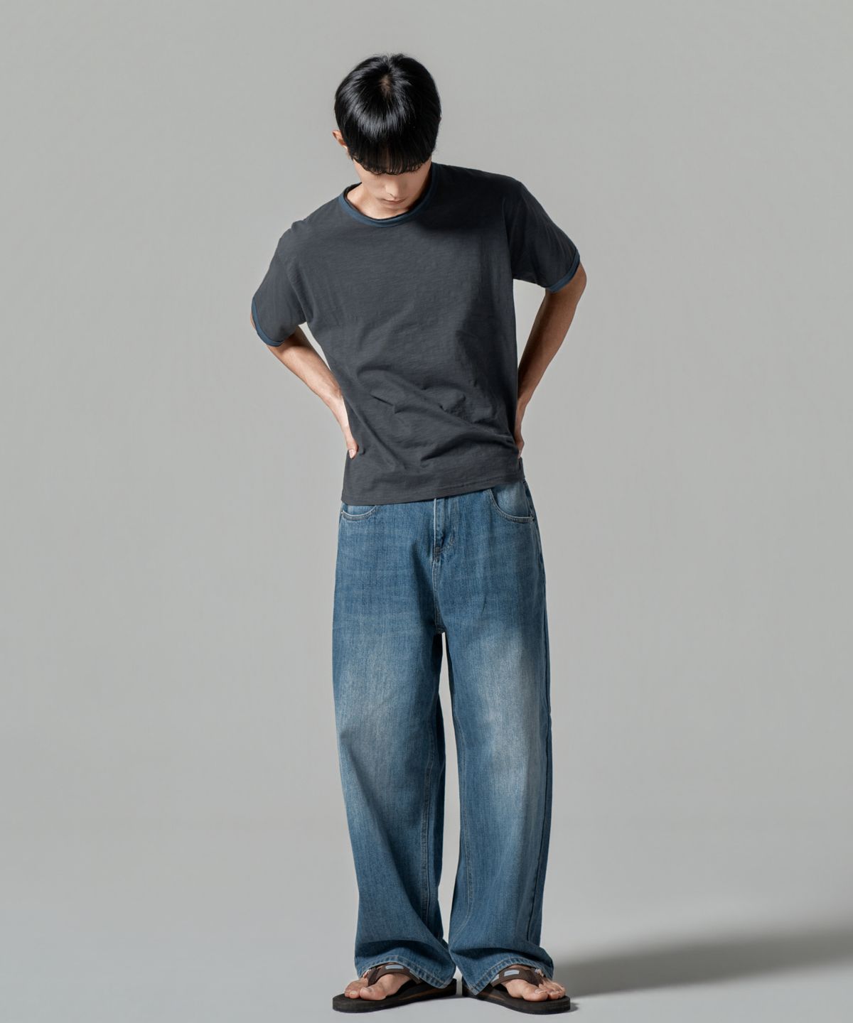 와르(WAAR) M280 린넨 라이크 데님 팬츠(3colors)