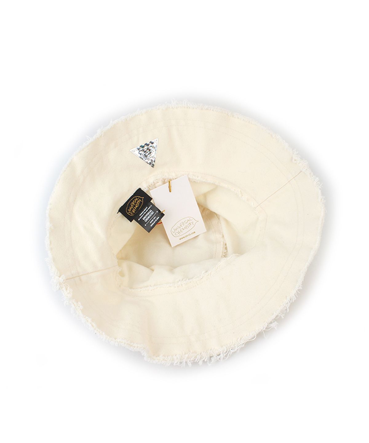 유니버셜 케미스트리(UNIVERSAL CHEMISTRY) Bubble Ivory Vintage Bucket Hat 버킷햇