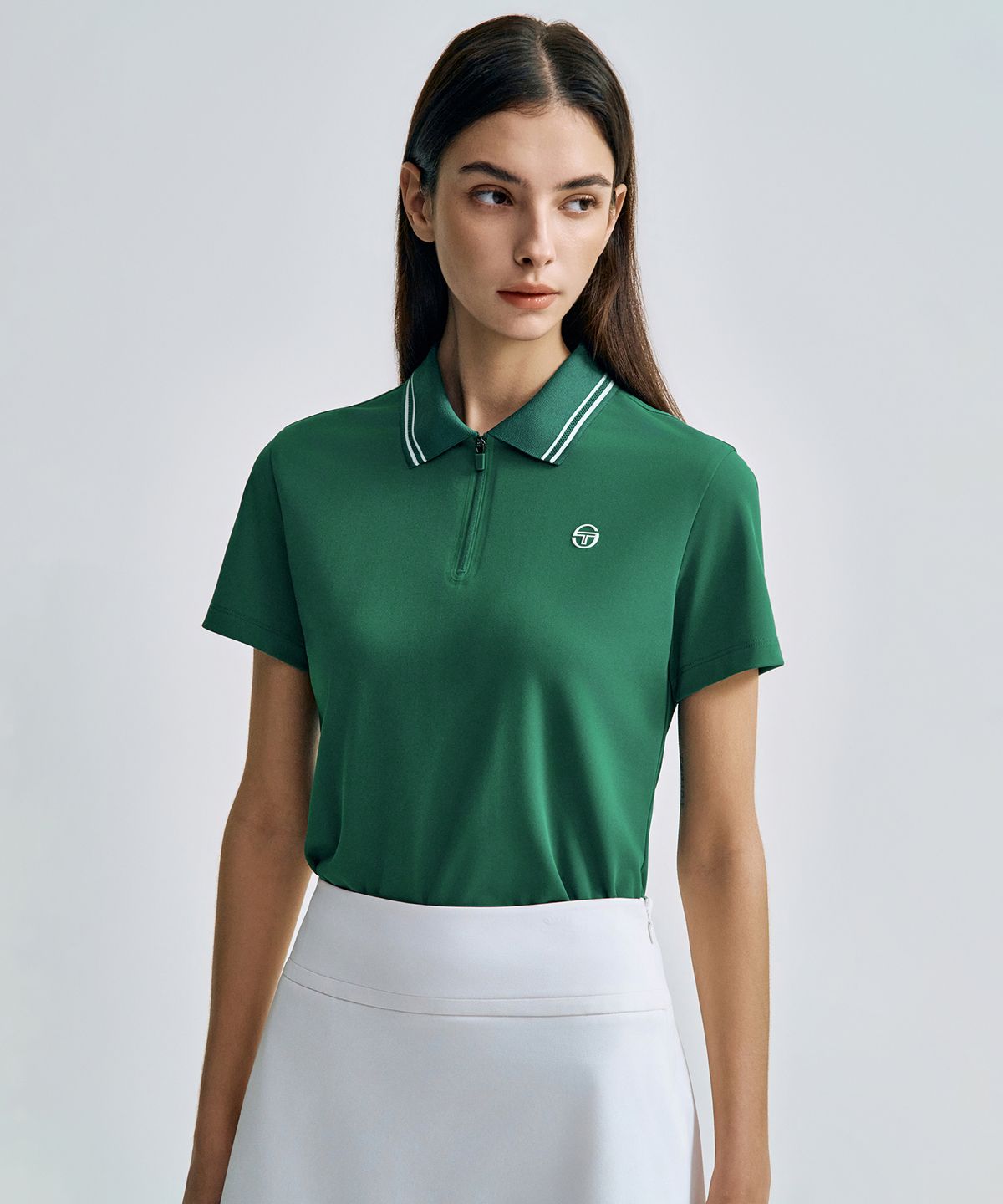 세르지오 타키니(SERGIO TACCHINI) W 지퍼넥 폴로 (Green)