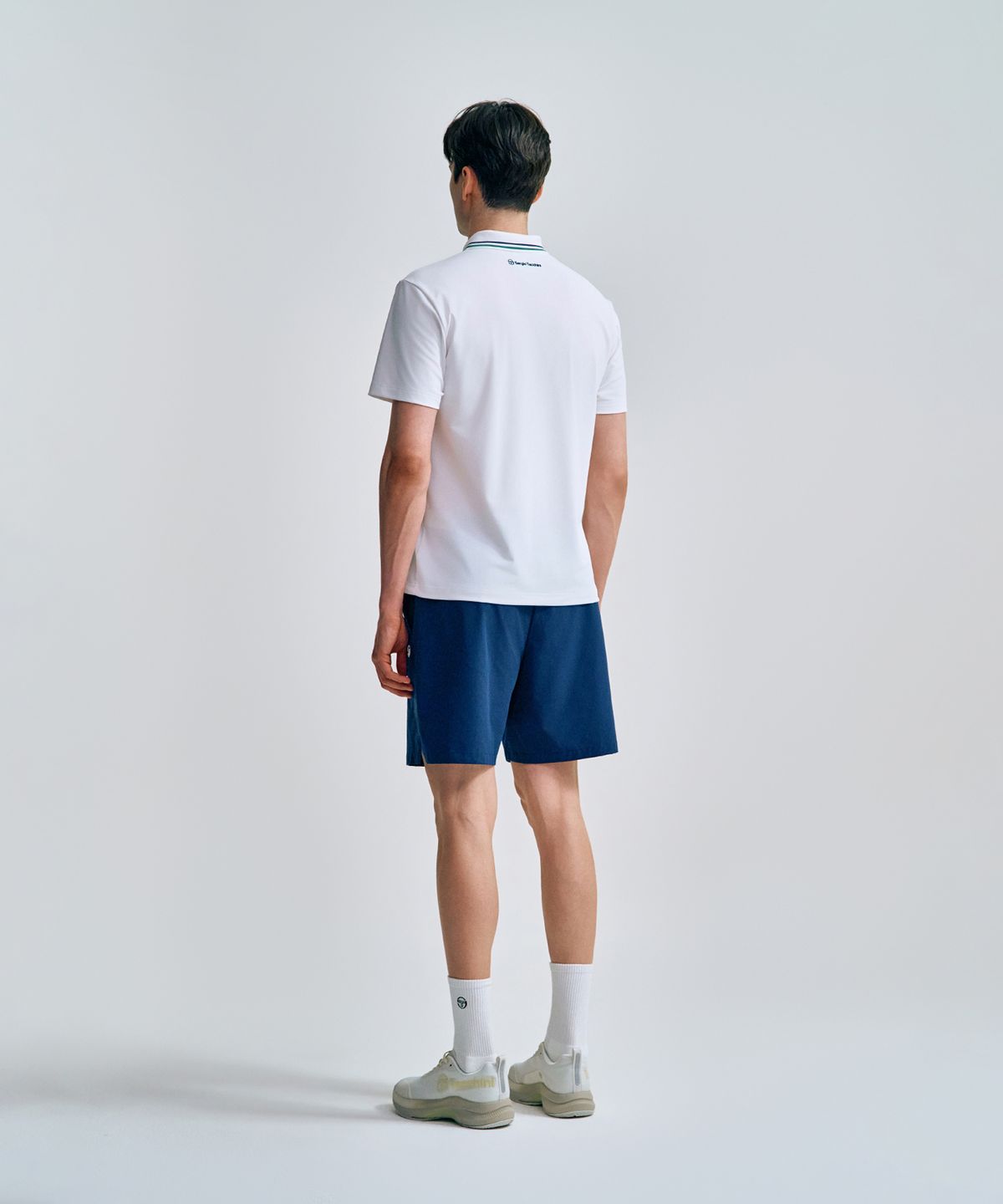 세르지오 타키니(SERGIO TACCHINI) M 지퍼넥 폴로 (White)