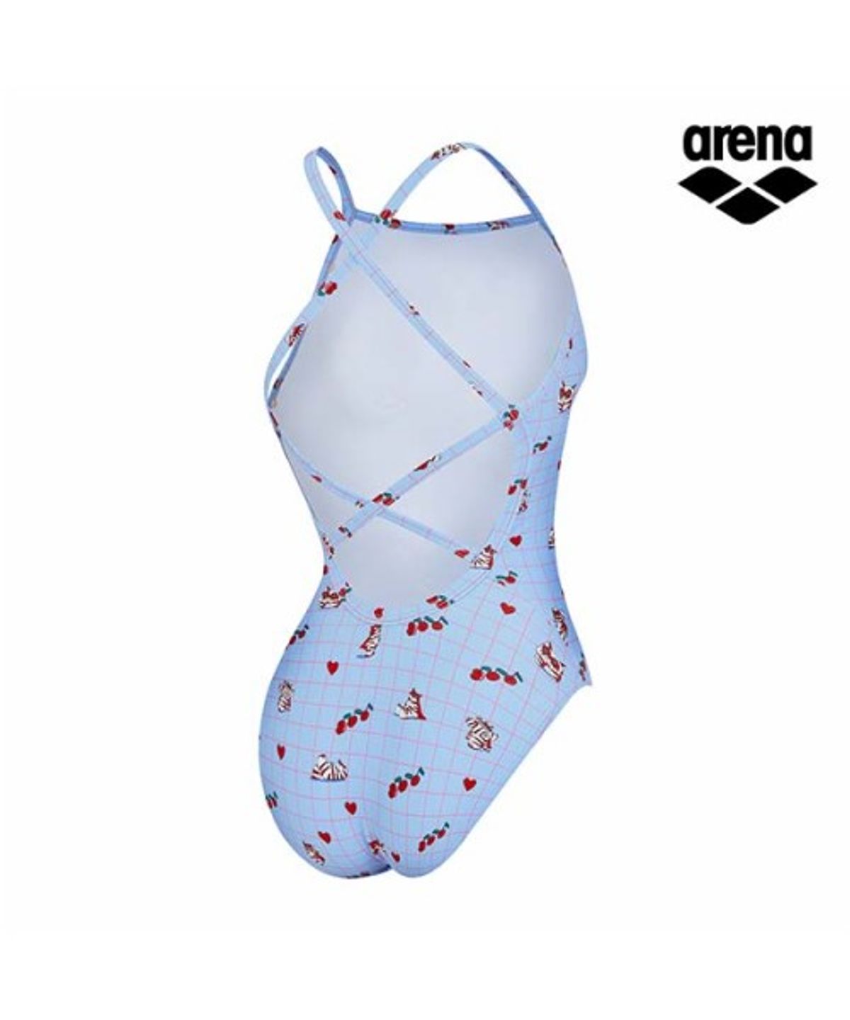아레나(ARENA) 셔레이드쇼 여성 원피스 더블 크로스 스트랩백 A6SL1LO14BLU