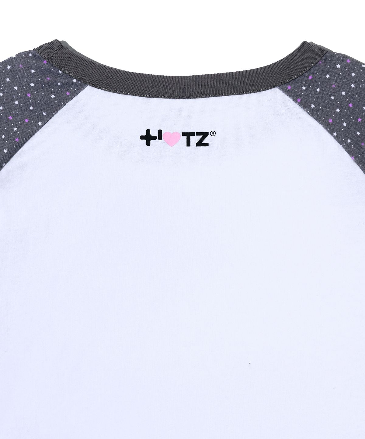 유희(YOUHEE) [YOUHEEXOTZ] STAR PATTERN RAGLAN LONG SLEEVE_GREY