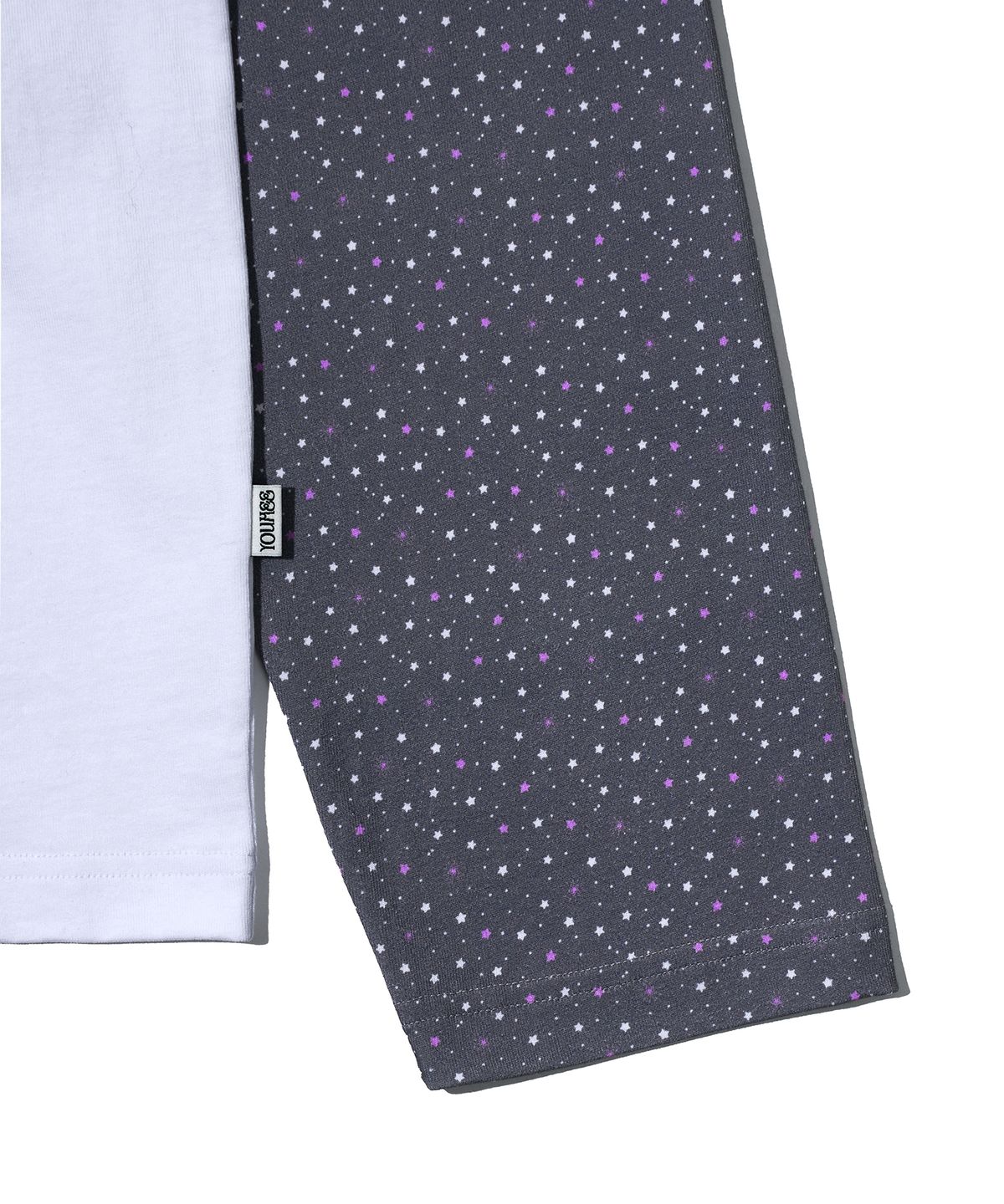 유희(YOUHEE) [YOUHEEXOTZ] STAR PATTERN RAGLAN LONG SLEEVE_GREY