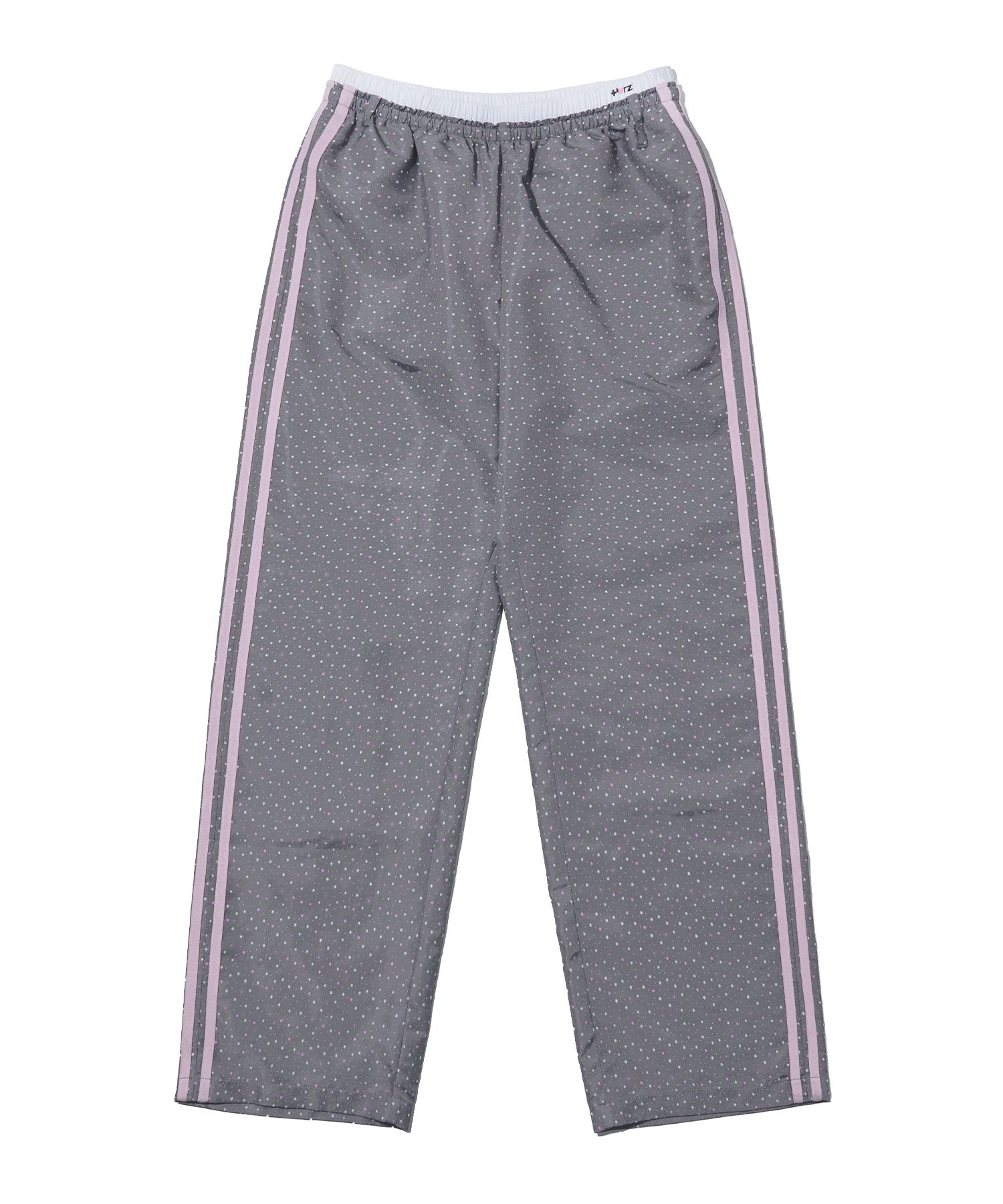 [YOUHEEXOTZ] STAR PATTERN LAYERED BANDING TRACK PANTS_GREY source detail 9