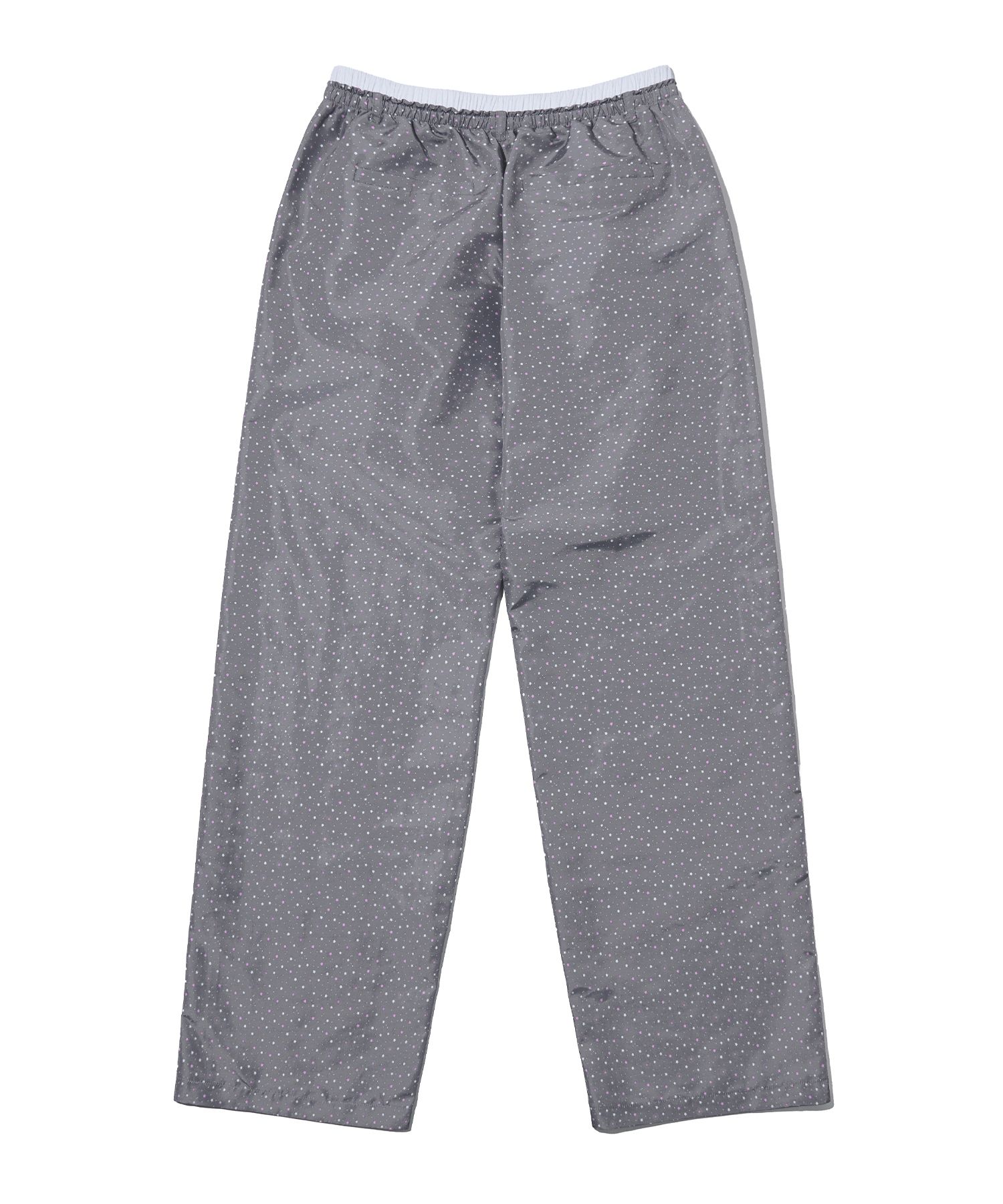 [YOUHEEXOTZ] STAR PATTERN LAYERED BANDING TRACK PANTS_GREY source detail 10