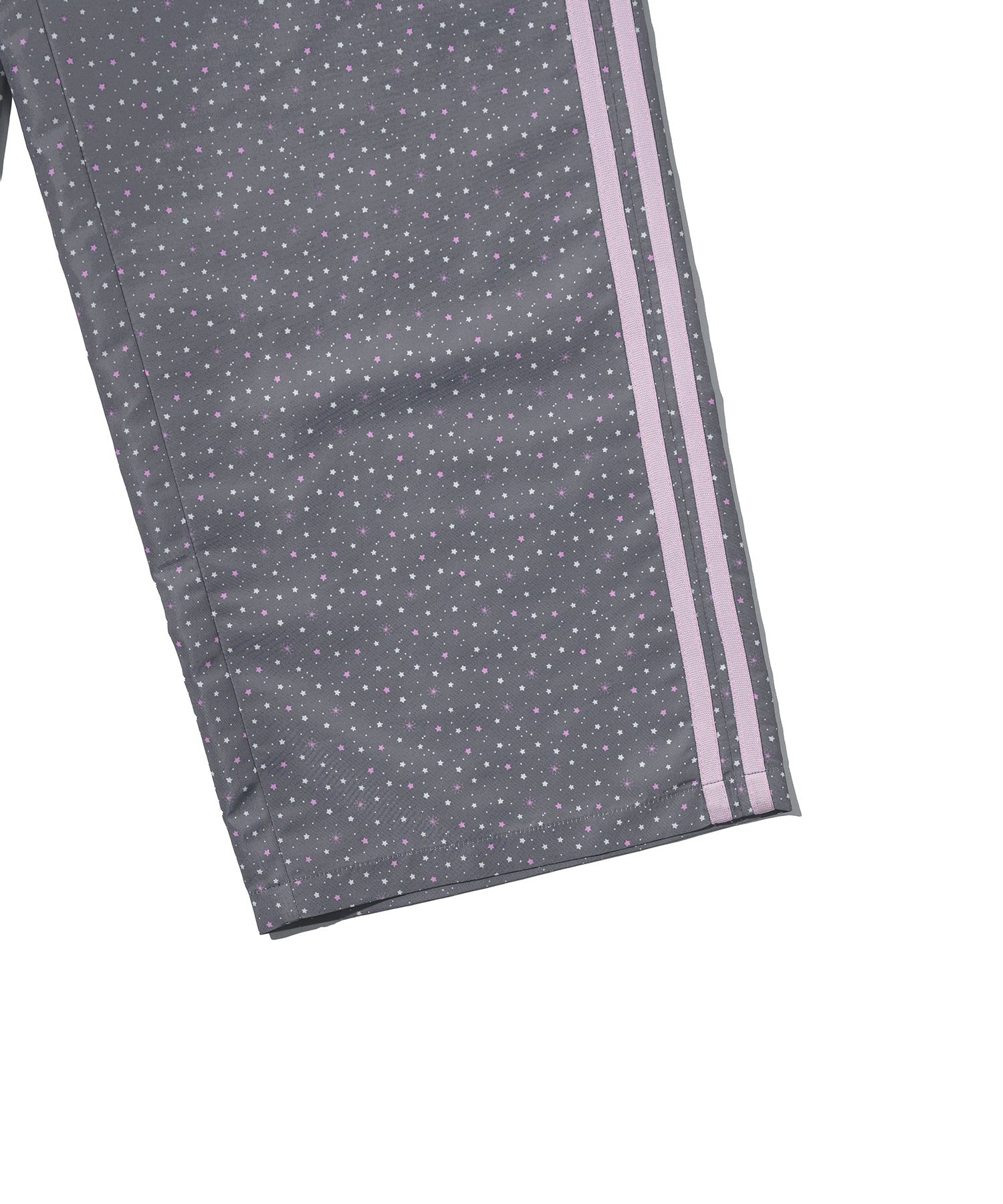 [YOUHEEXOTZ] STAR PATTERN LAYERED BANDING TRACK PANTS_GREY source detail 7