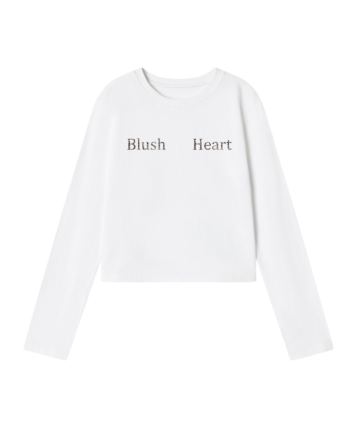 그레이버(GRAVER) [UNISEX]BLUSH HEART 롱슬리브 티셔츠_2color