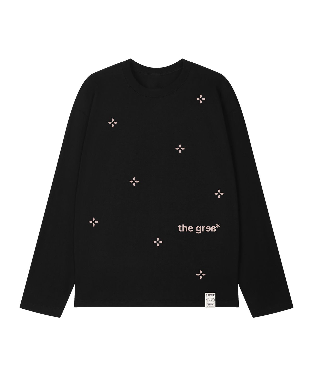그레이버(GRAVER) [UNISEX]PETAL 롱슬리브 티셔츠_3color