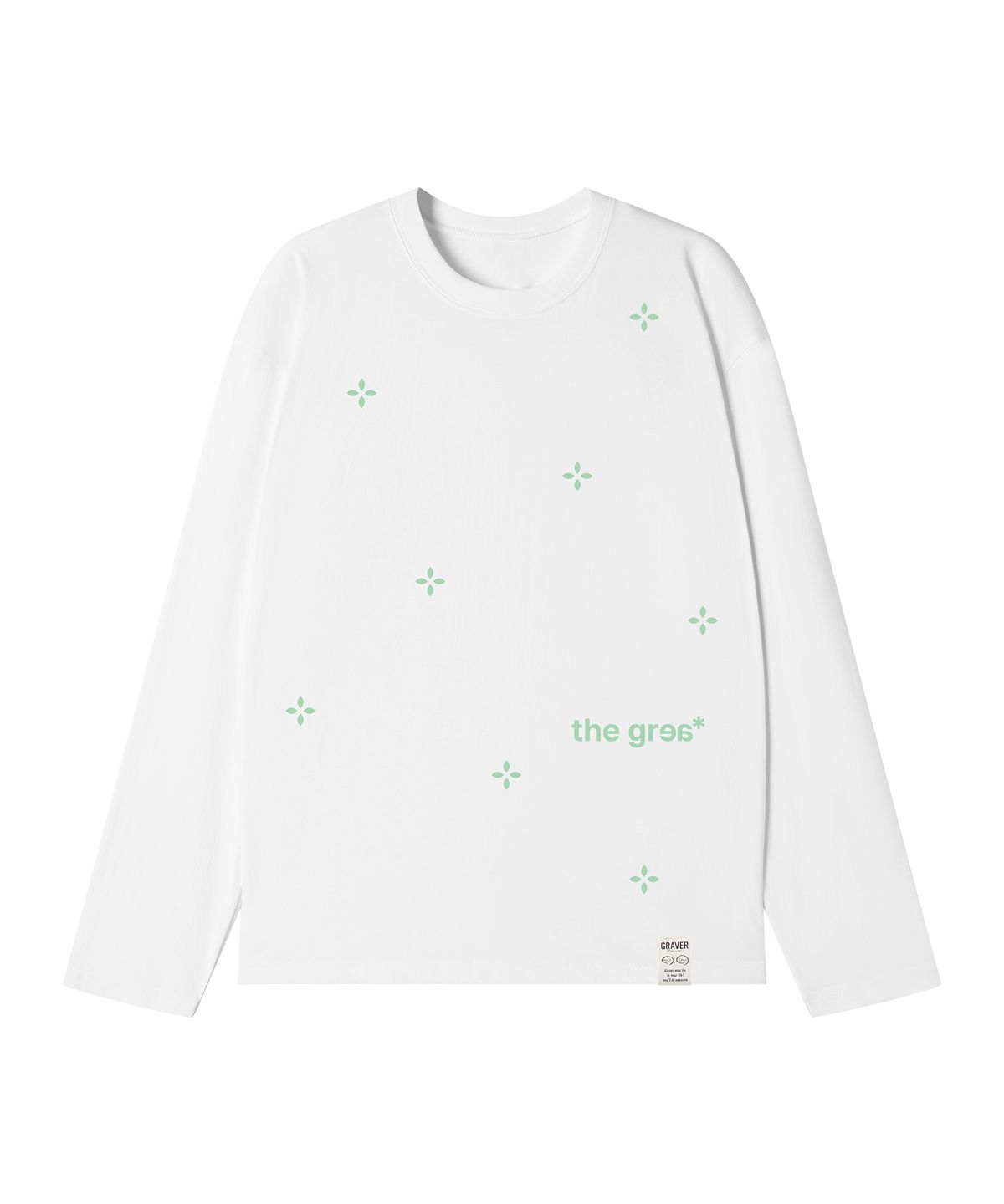 그레이버(GRAVER) [UNISEX]PETAL 롱슬리브 티셔츠_3color