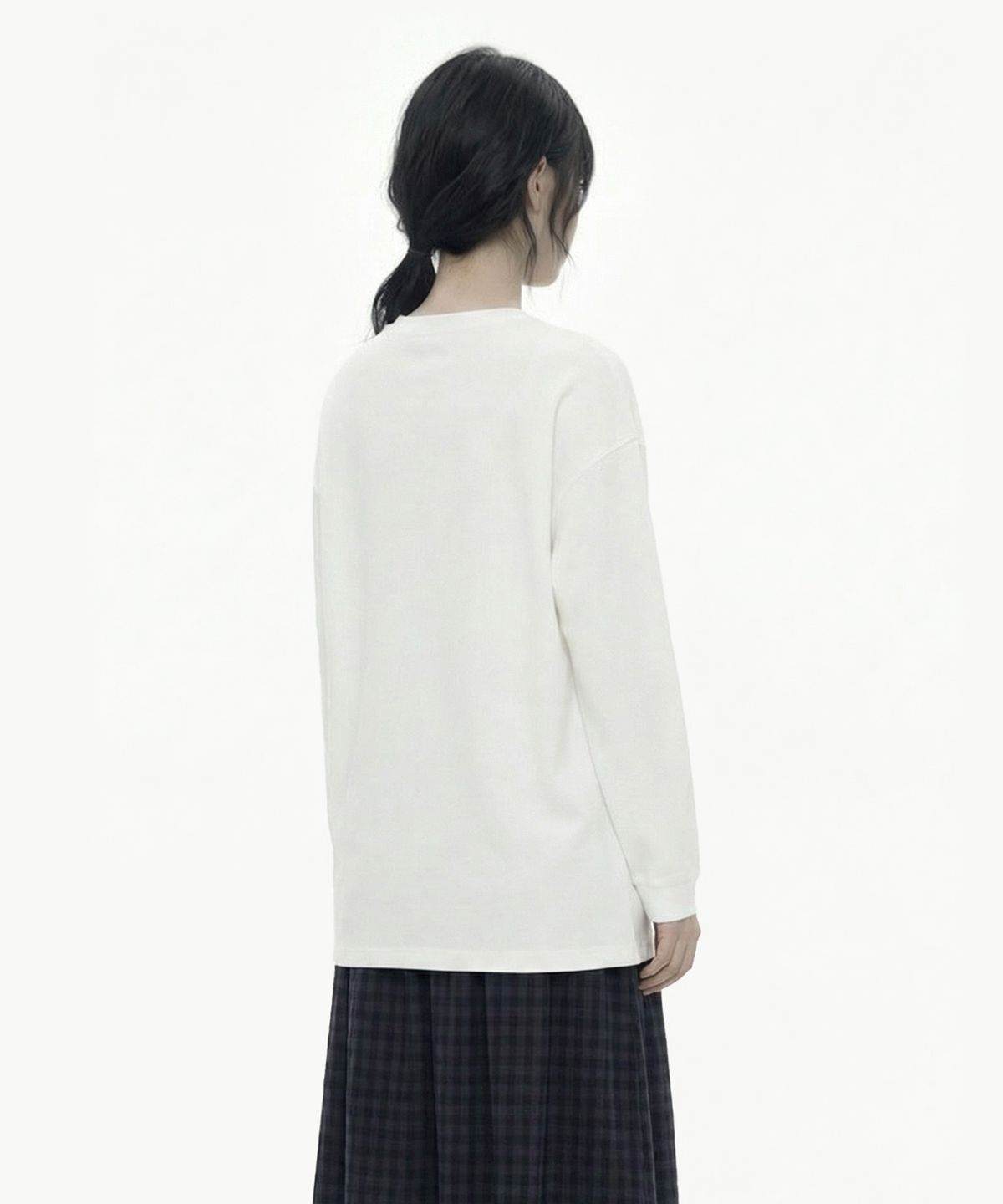 그레이버(GRAVER) [UNISEX]ANGEL CROSS 롱슬리브 티셔츠_3color