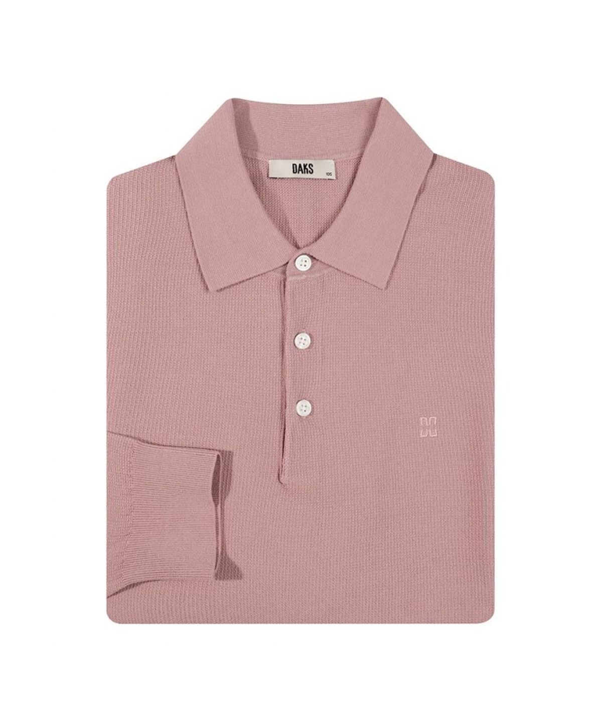 닥스셔츠(DAKS SHIRTS) 비스코스혼방 와플 카라니트_DMP1SWTL101P1