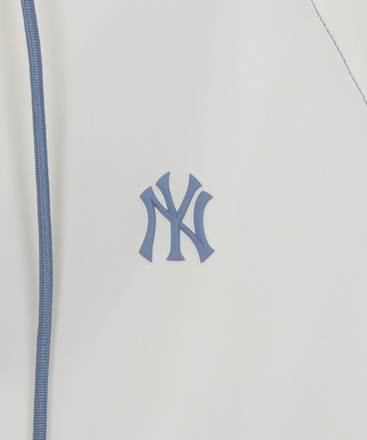 엠엘비(MLB) 여성 스포티브 컬시브 로고 후드 바람막이 NY (Ivory)