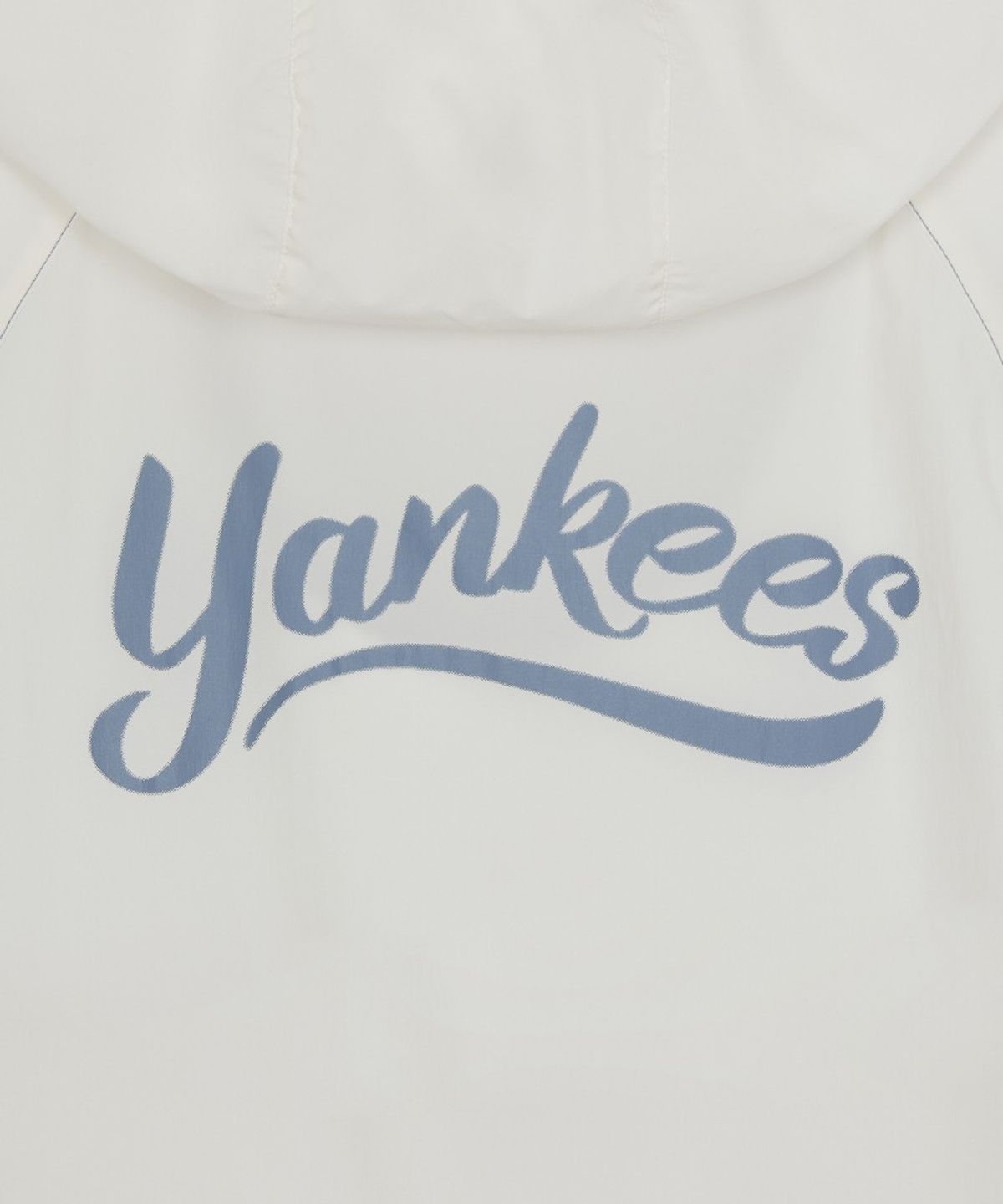 엠엘비(MLB) 여성 스포티브 컬시브 로고 후드 바람막이 NY (Ivory)