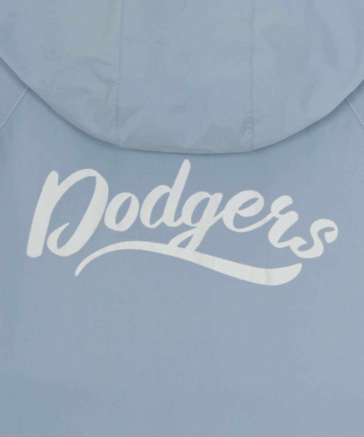 엠엘비(MLB) 여성 스포티브 컬시브 로고 후드 바람막이 LA (L.SKY BLUE)
