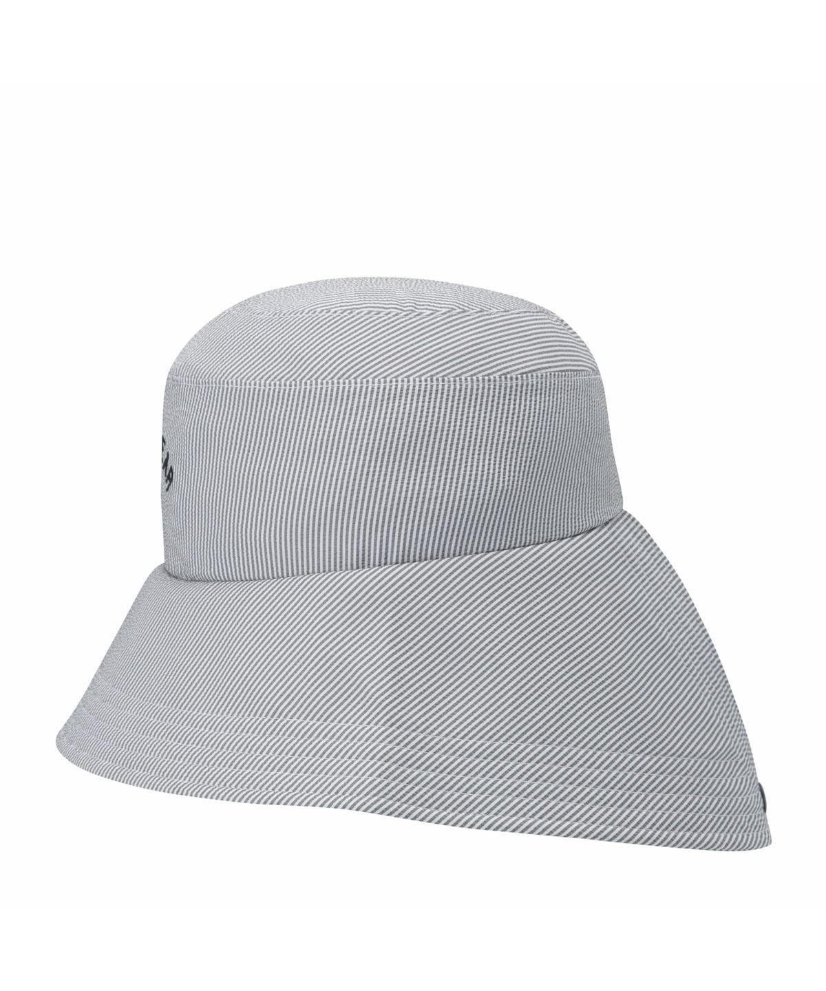 골든베어(GOLDEN BEAR) (W) Seersucker Slit Bucket Hat   G6RAX26231BKX