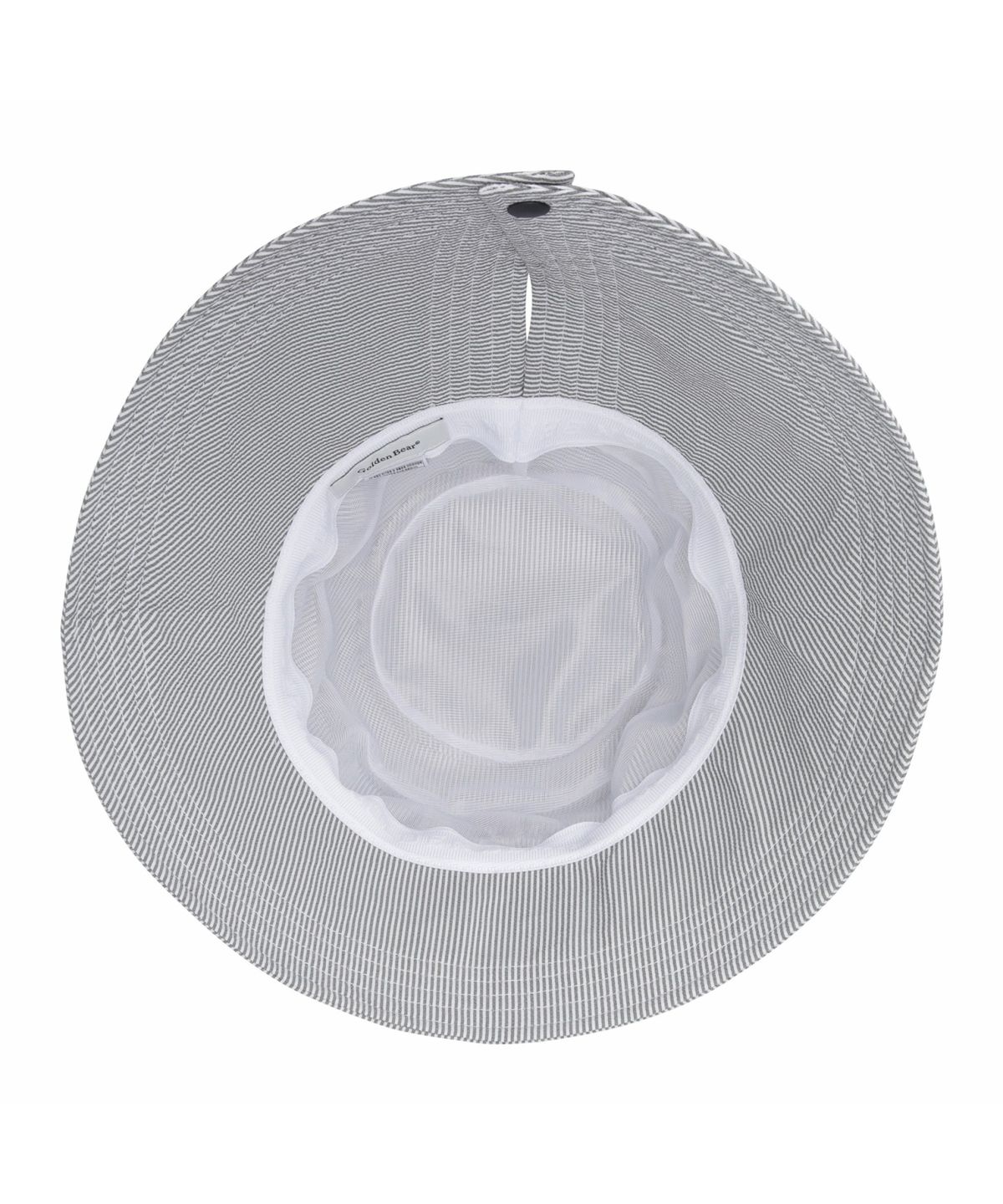 골든베어(GOLDEN BEAR) (W) Seersucker Slit Bucket Hat   G6RAX26231BKX