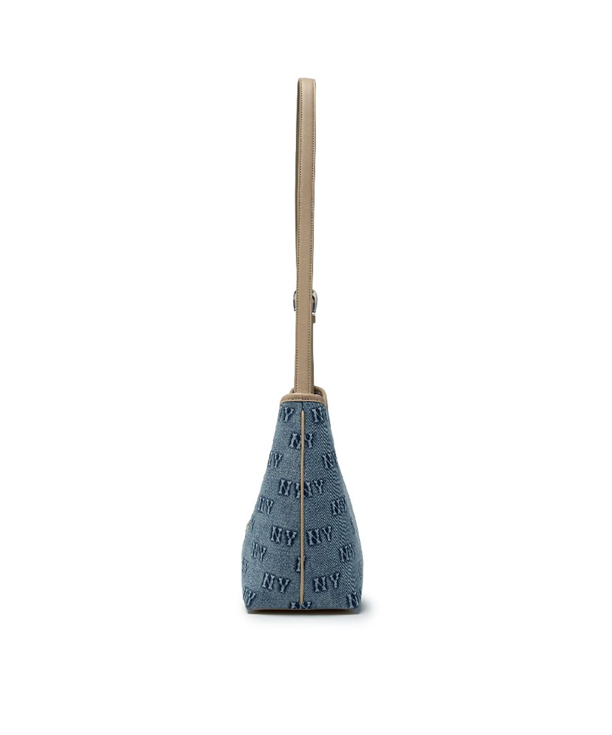 엠엘비(MLB) 클래식 모노그램 데님 엠보 버킷백 NY (L.Blue)