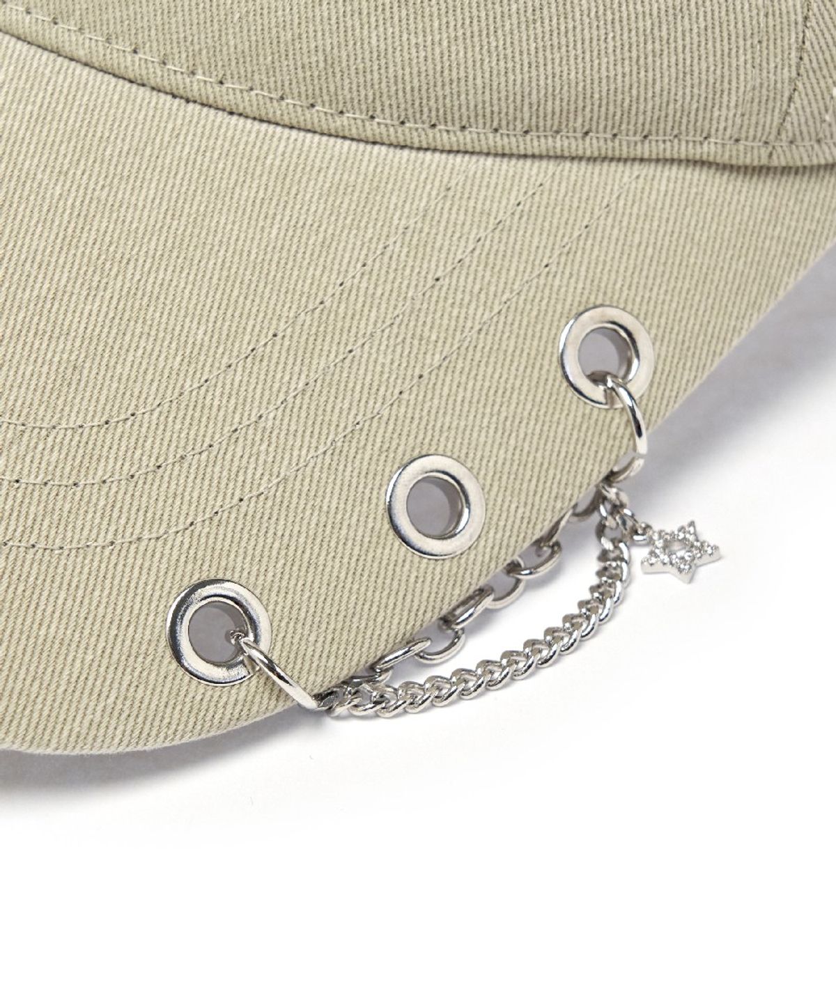 엠엘비(MLB) 빈티지 컬시브 주얼리 언스트럭쳐 볼캡 BOS (Beige)