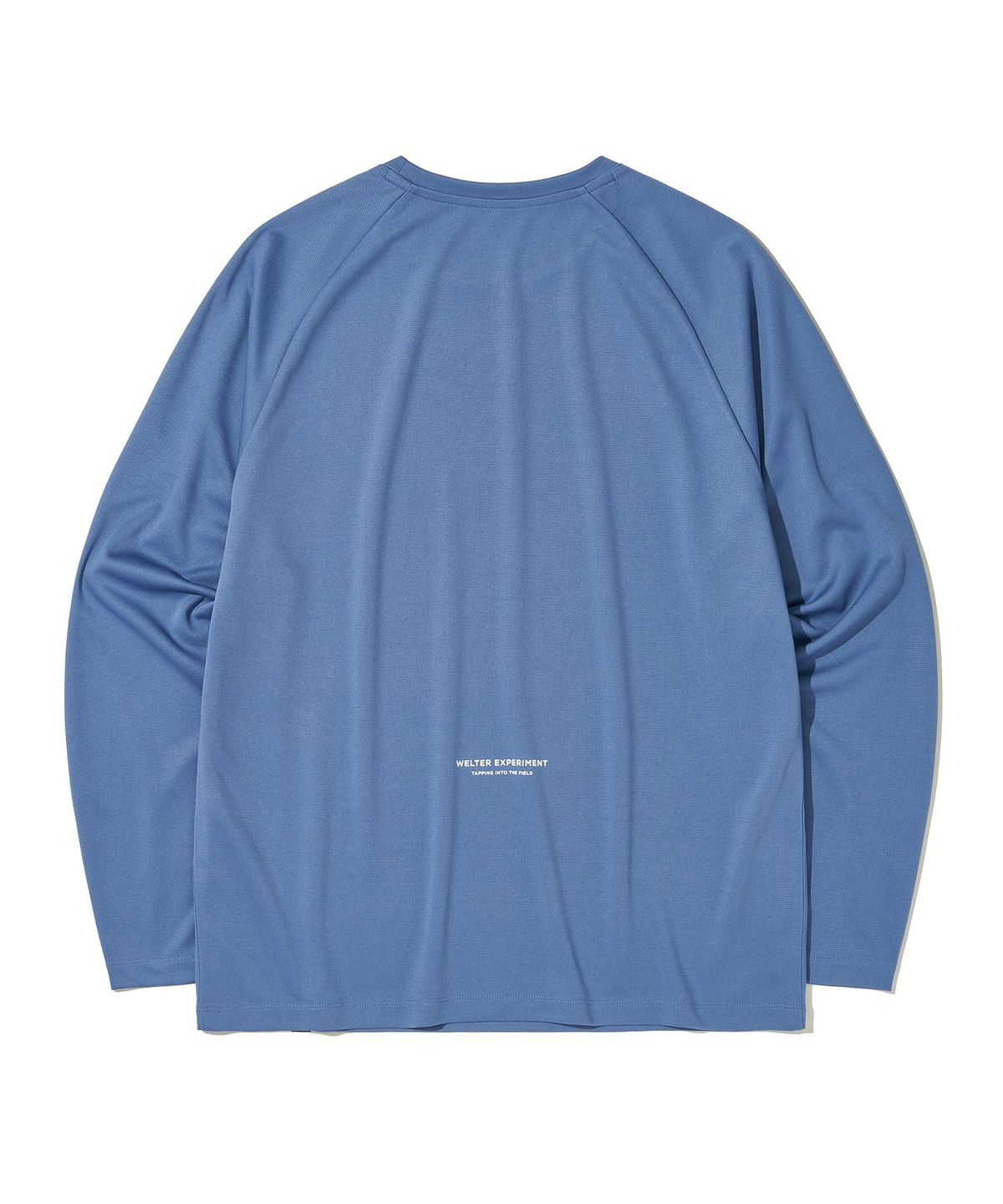 웰터 익스페리먼트(WELTER EXPERIMENT) BRISA RAGLAN LONG SLEEVES T-SHIRT_BLUE