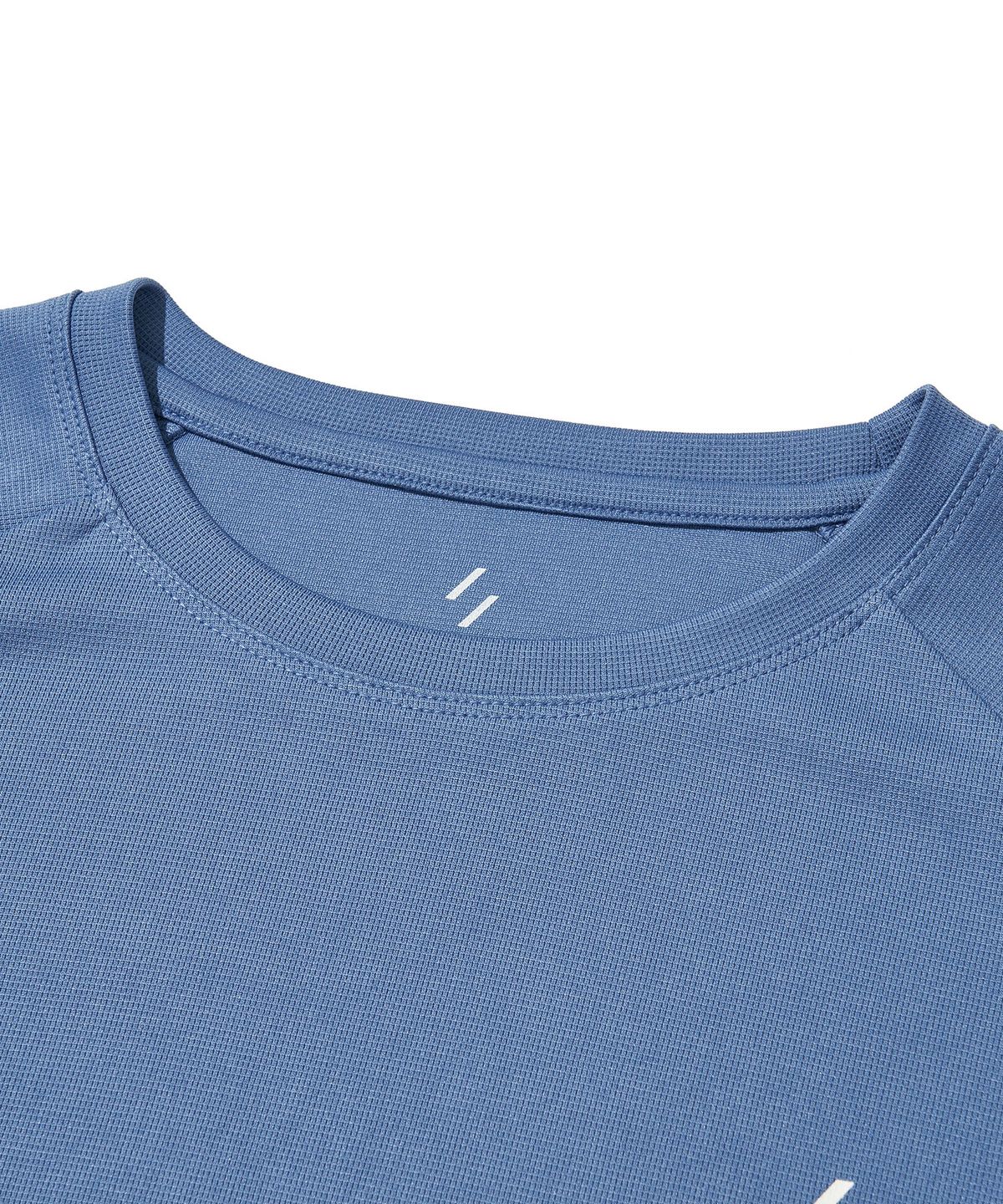 웰터 익스페리먼트(WELTER EXPERIMENT) BRISA RAGLAN LONG SLEEVES T-SHIRT_BLUE