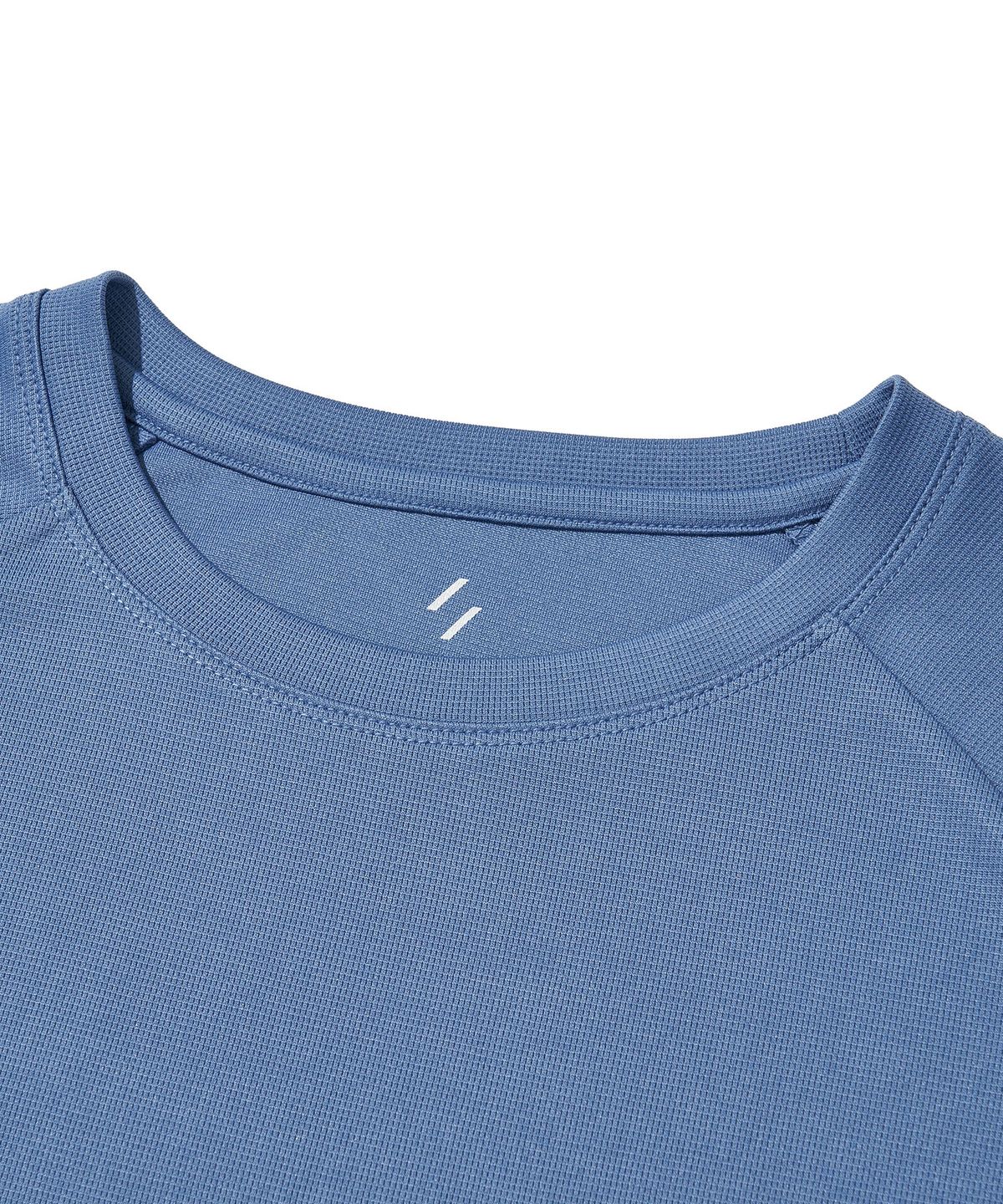 웰터 익스페리먼트(WELTER EXPERIMENT) BRISA RAGLAN T-SHIRT_BLUE