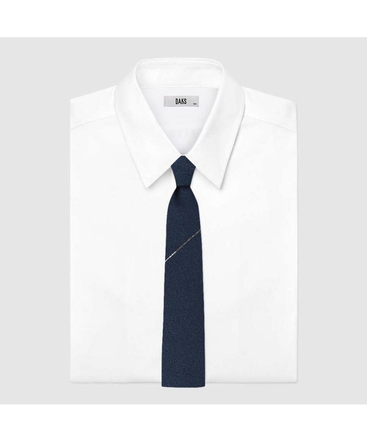 닥스셔츠(DAKS SHIRTS) 실크혼방 사선 큐빅 원포인트 넥타이 민트_DMG1ACF1207M1