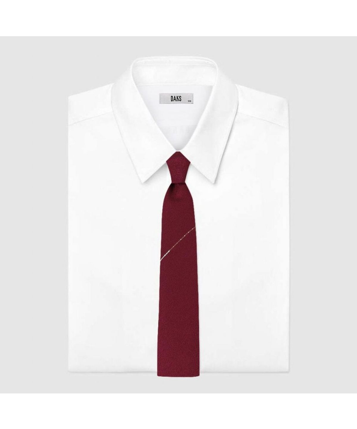 닥스셔츠(DAKS SHIRTS) 실크혼방 사선 큐빅 원포인트 넥타이 바이올렛_DMG1ACF1207V1