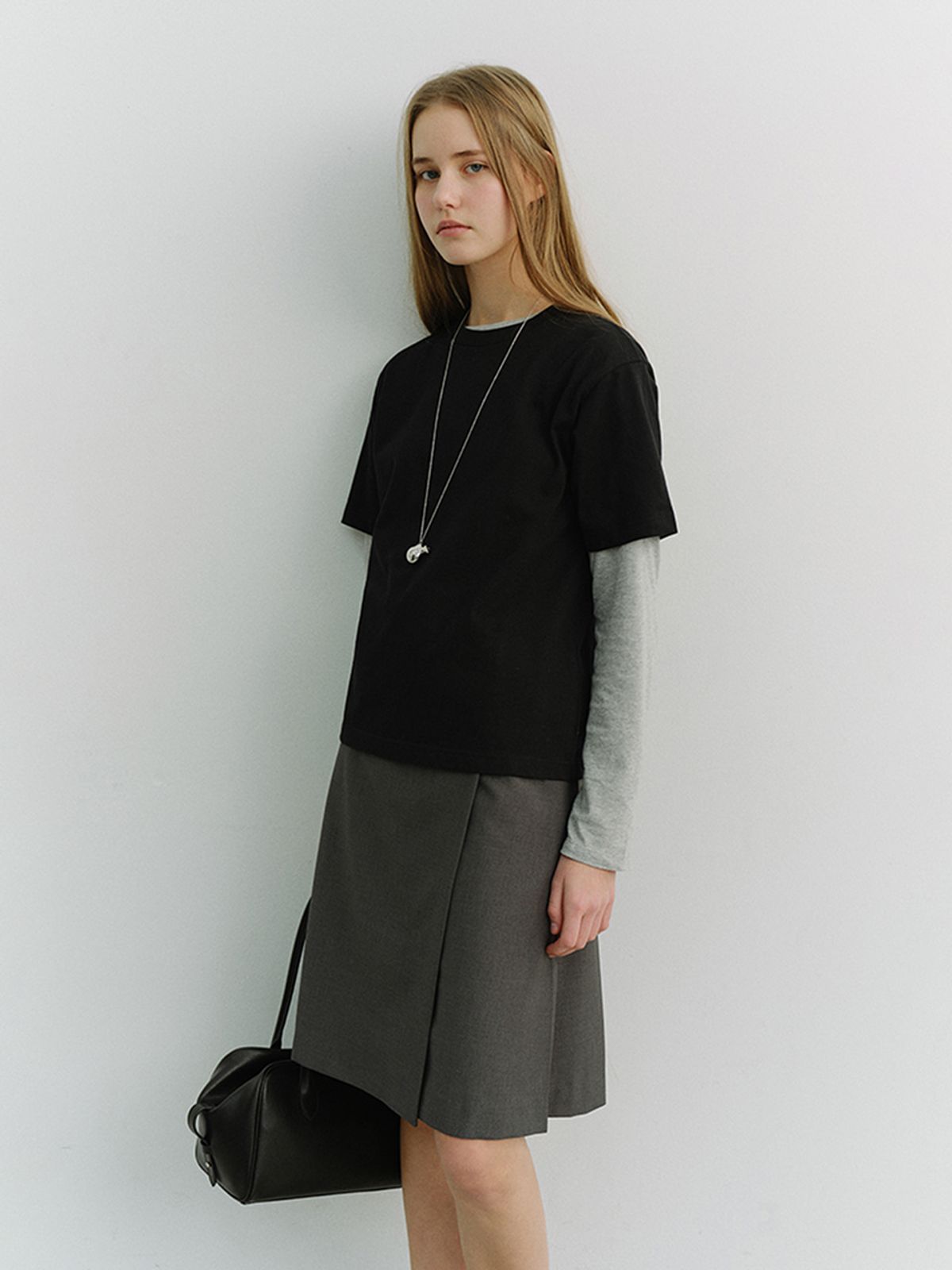 던스트(DUNST) UNISEX LOOSE T-SHIRT_UDTS6A112_BLACK