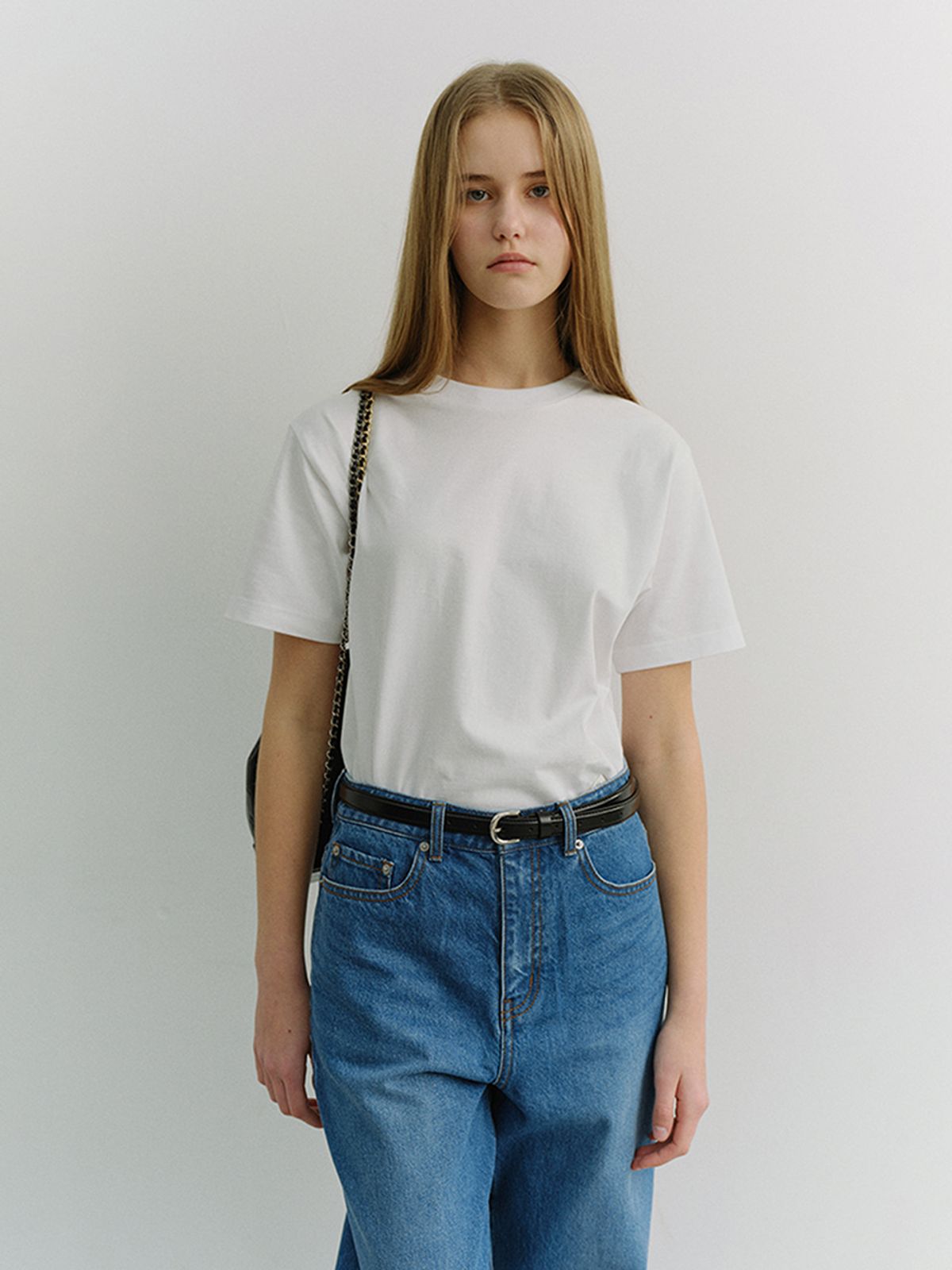 던스트(DUNST) UNISEX LOOSE T-SHIRT_UDTS6A112_WHITE