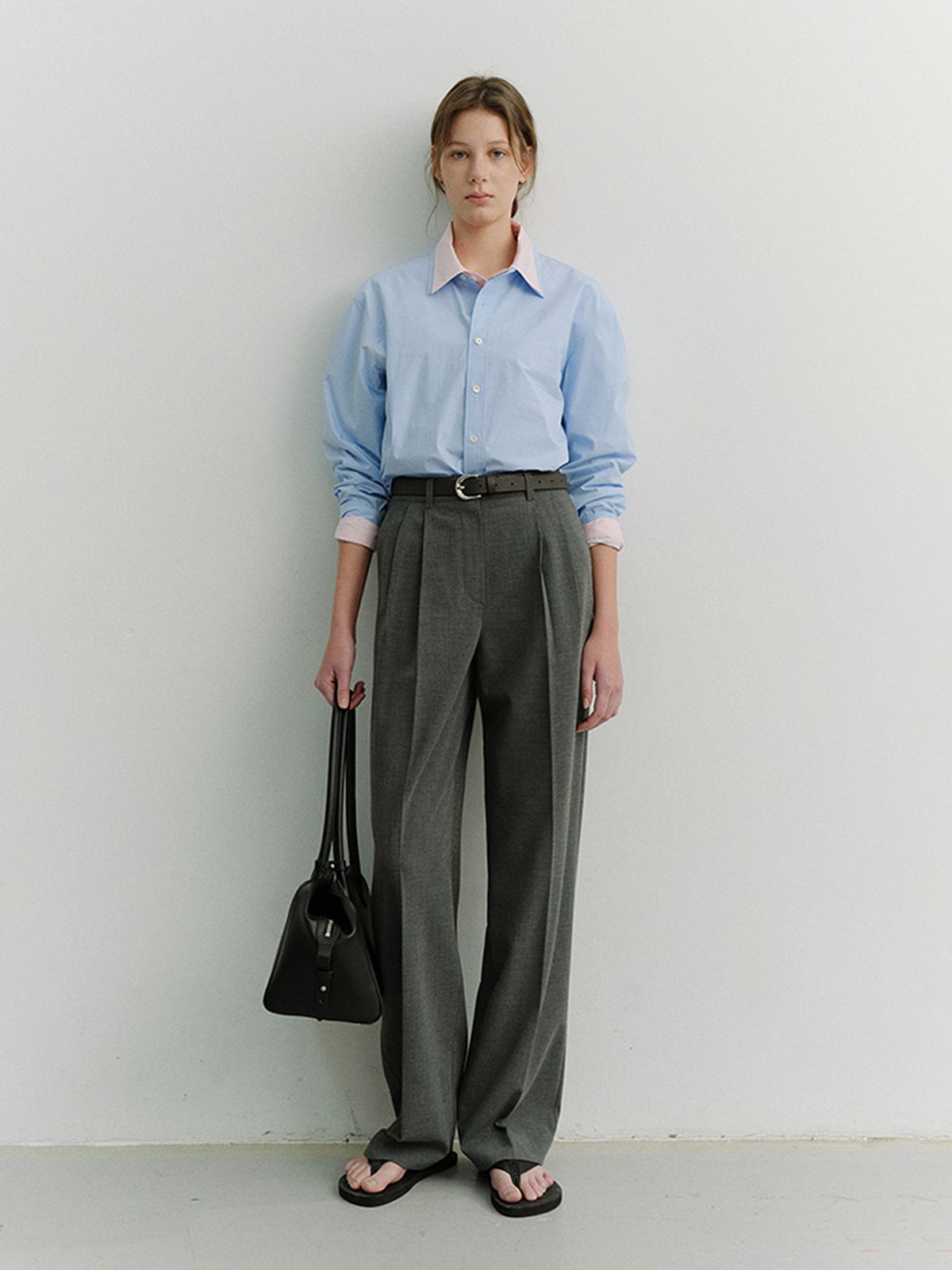던스트(DUNST) UNISEX SOFT POPLIN SHIRT_UDSH6A103_SOFT BLUE