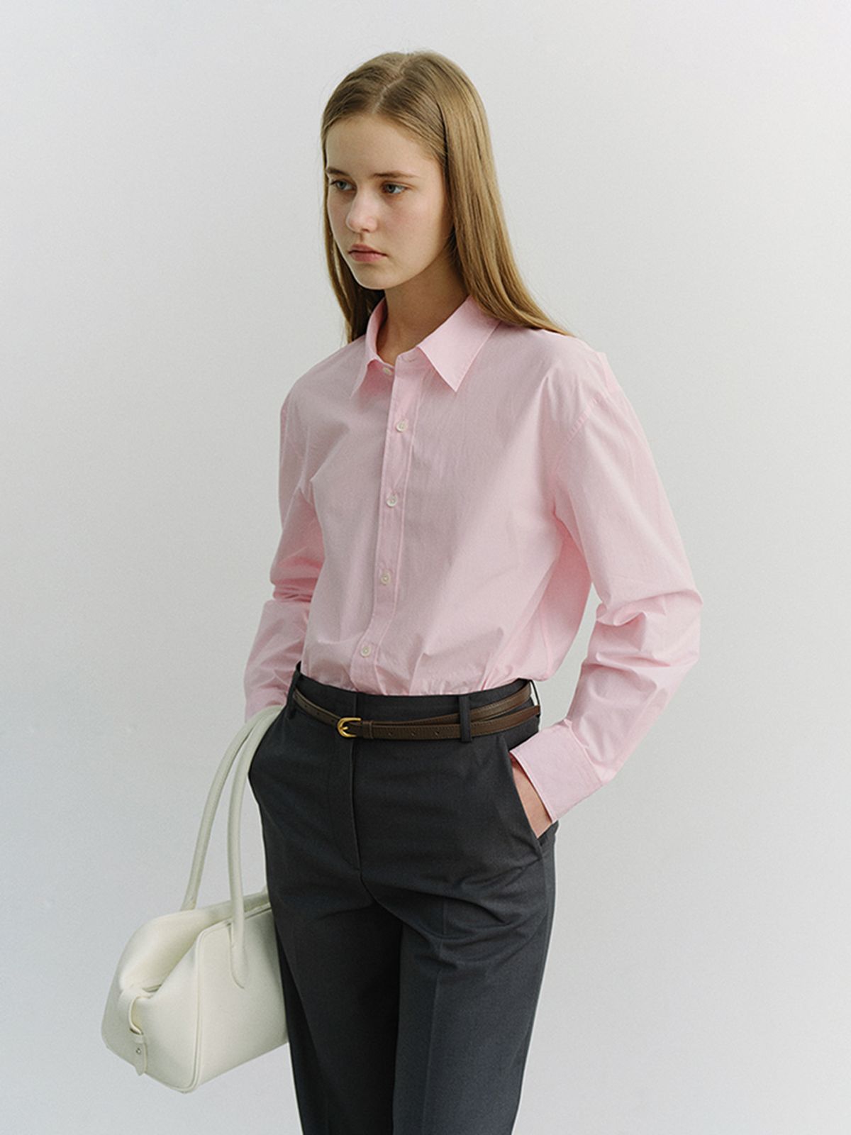 던스트(DUNST) UNISEX SOFT POPLIN SHIRT_UDSH6A103_SOFT PINK