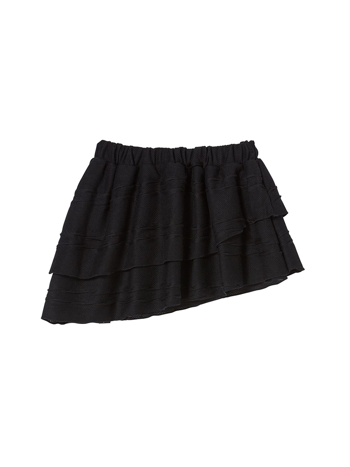 엔와이엑스엑스(NYXX) TWIST FRILL SKIRT BLACK
