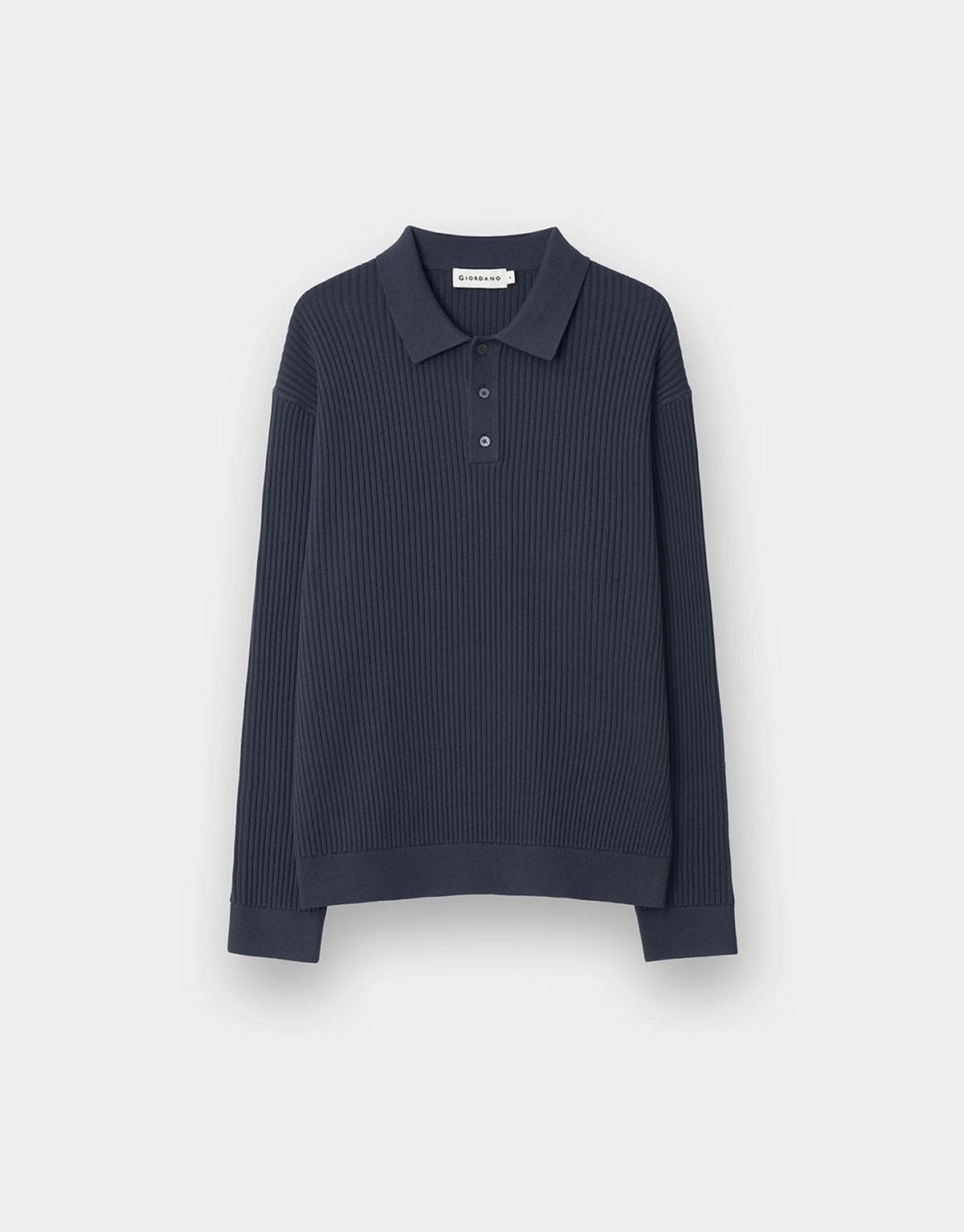 지오다노(GIORDANO) 스티치 폴로넥 니트 스웨터(9GG) 056504 [3color]